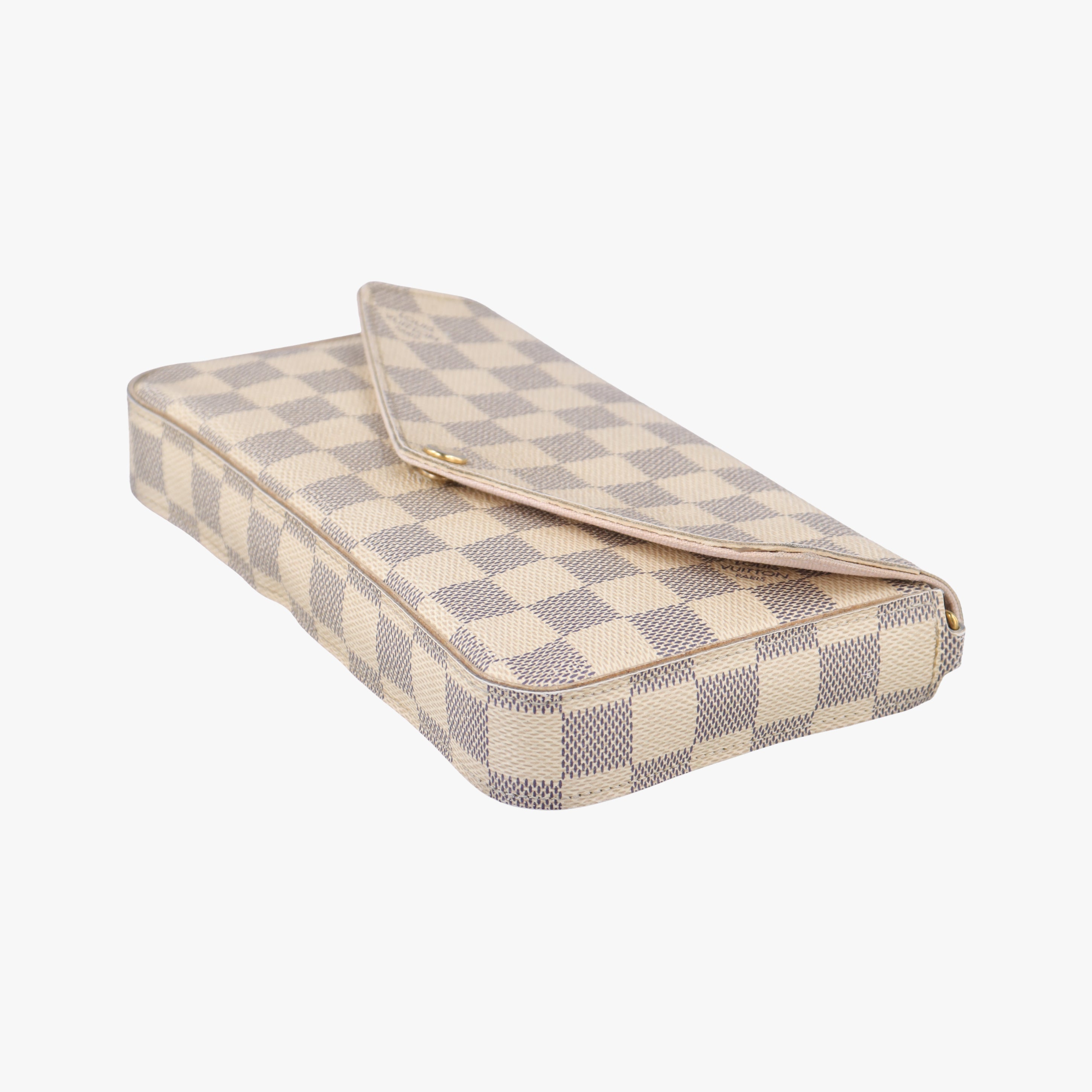 Pochette FéLICIE Azur Damier Canvas N63106 MI1117ポシェットフェリシー アズール ダミエキャンバス N63106 MI1117