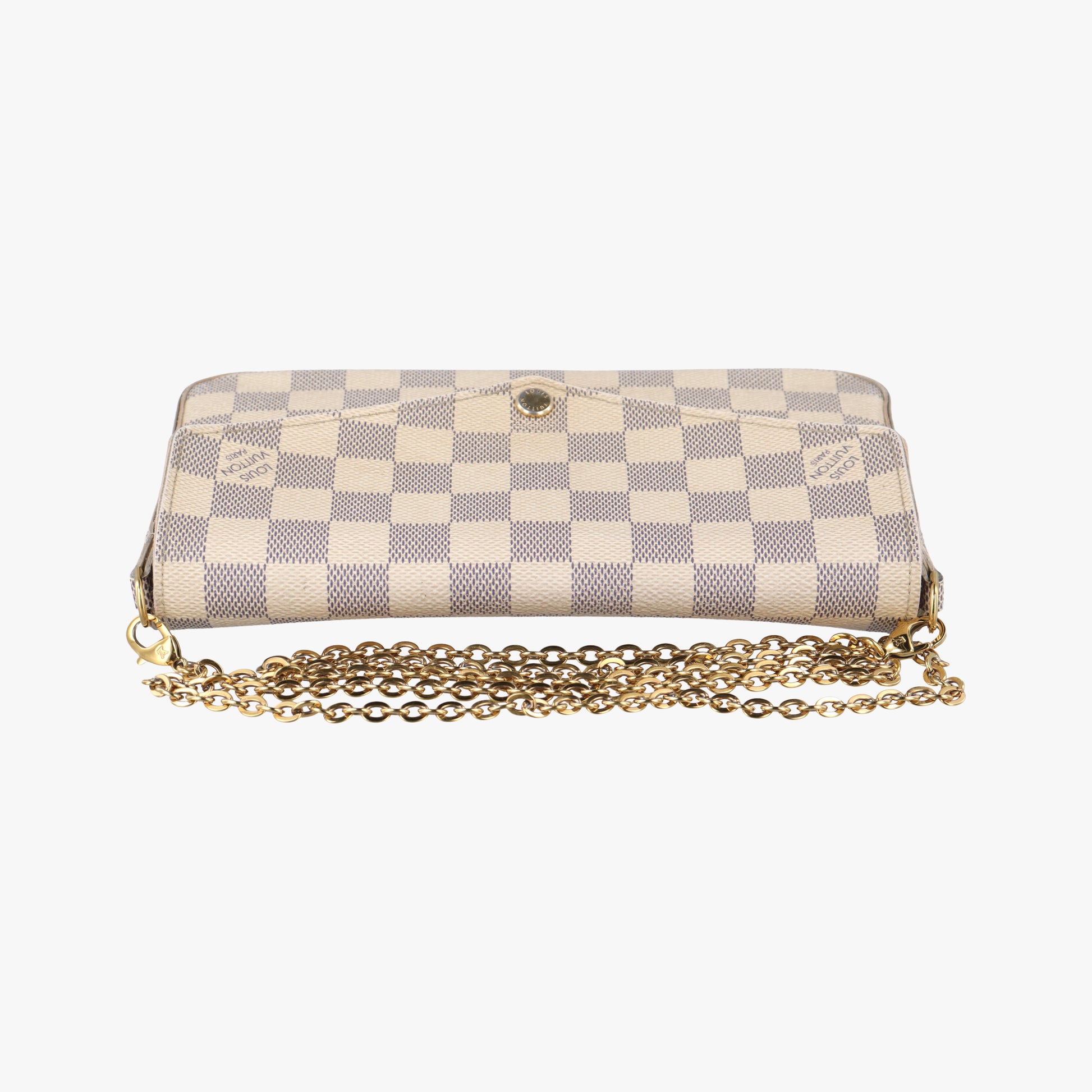 Pochette FéLICIE Azur Damier Canvas N63106 MI1117ポシェットフェリシー アズール ダミエキャンバス N63106 MI1117
