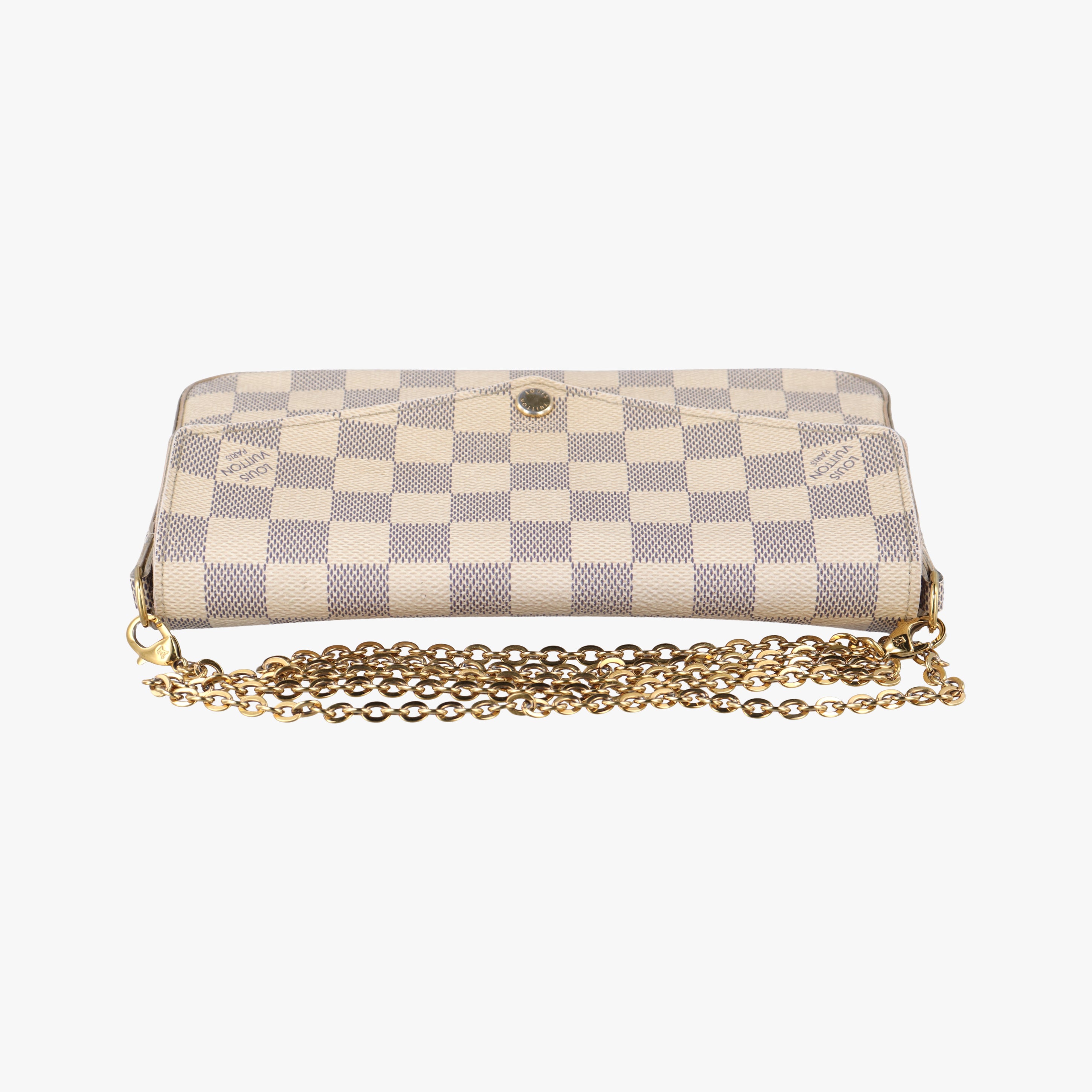 Pochette FéLICIE Azur Damier Canvas N63106 MI1117ポシェットフェリシー アズール ダミエキャンバス N63106 MI1117