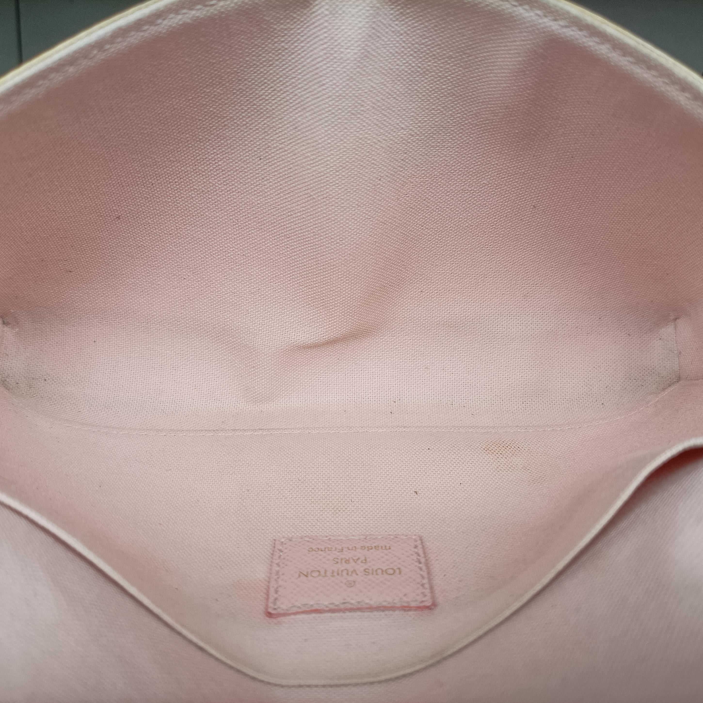 Pochette FéLICIE Azur Damier Canvas N63106 MI1117ポシェットフェリシー アズール ダミエキャンバス N63106 MI1117