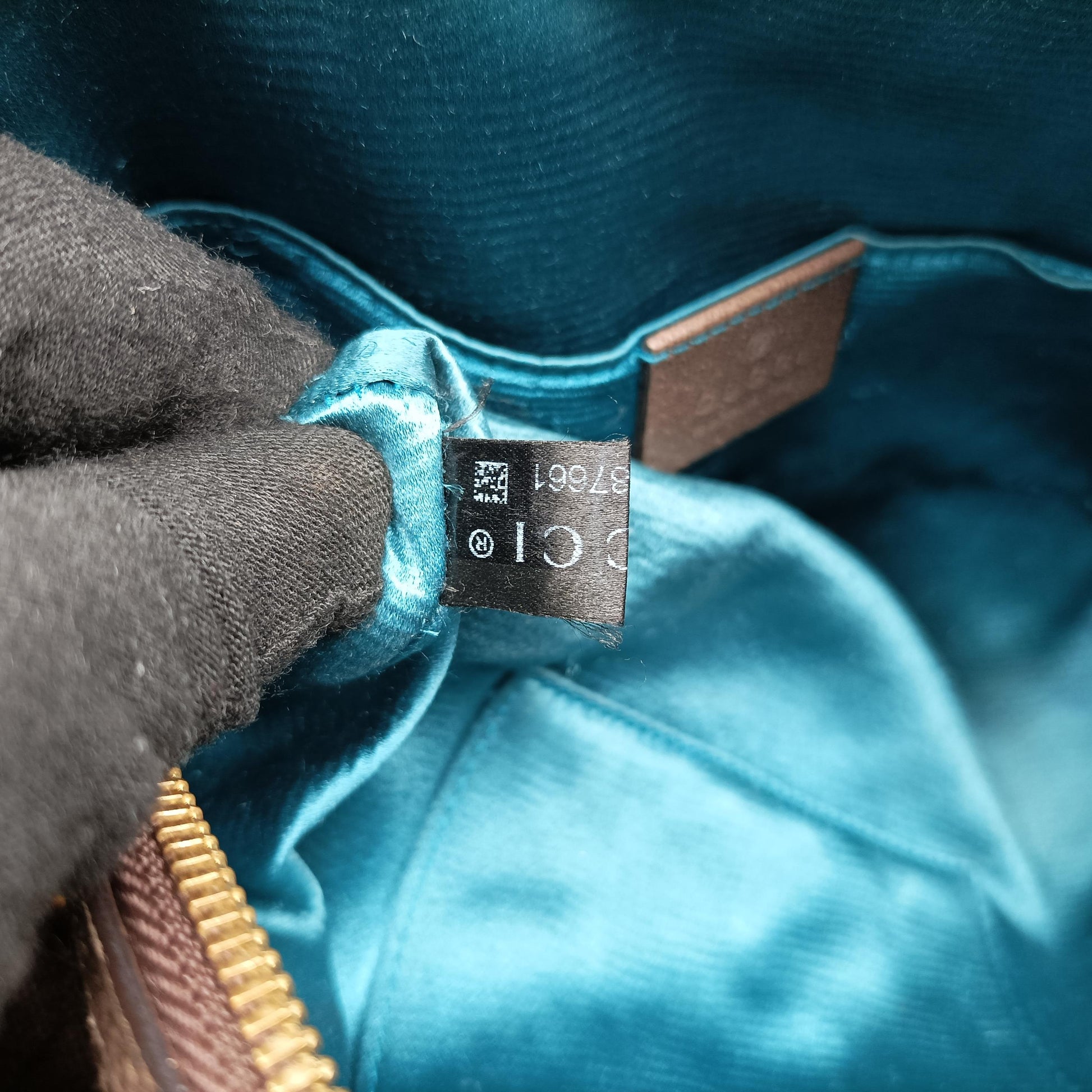 Ophidia Brown x Red x Green PVC coated canvas 499621 D024587661オフィディア ブラウン×レッド×グリーン PVCコーティングキャンバス 499621 D024587661