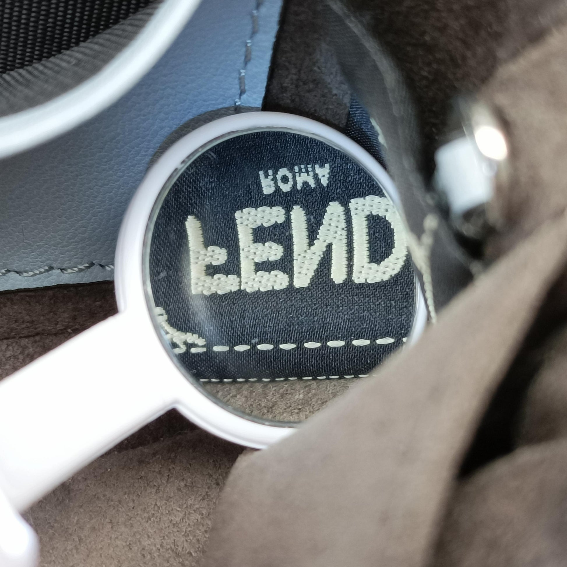 monster micro Baguette Blue×Multicolour Leather 8M0354 8M0354-3ZQ-169-3355モンスターマイクロバケット ブルー×マルチカラー レザー 8M0354 8M0354-3ZQ-169-3355