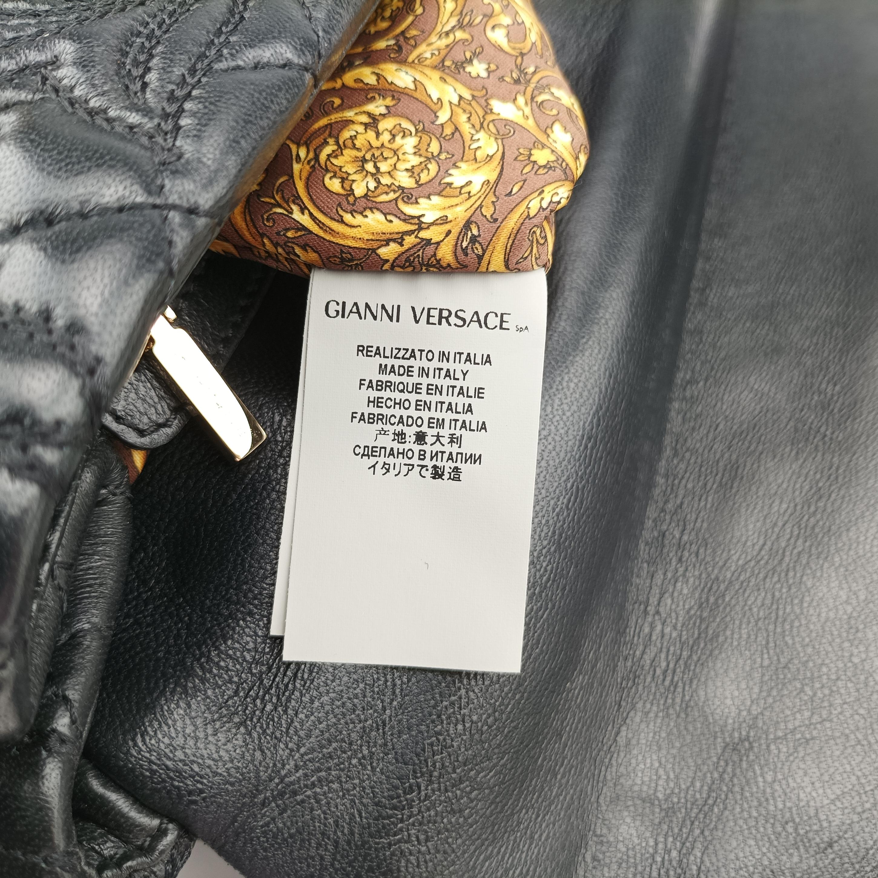 Embossed Leather Talia Vanitas Black Leather エンボス レザー タリア ヴァニタス ブラック レザー 