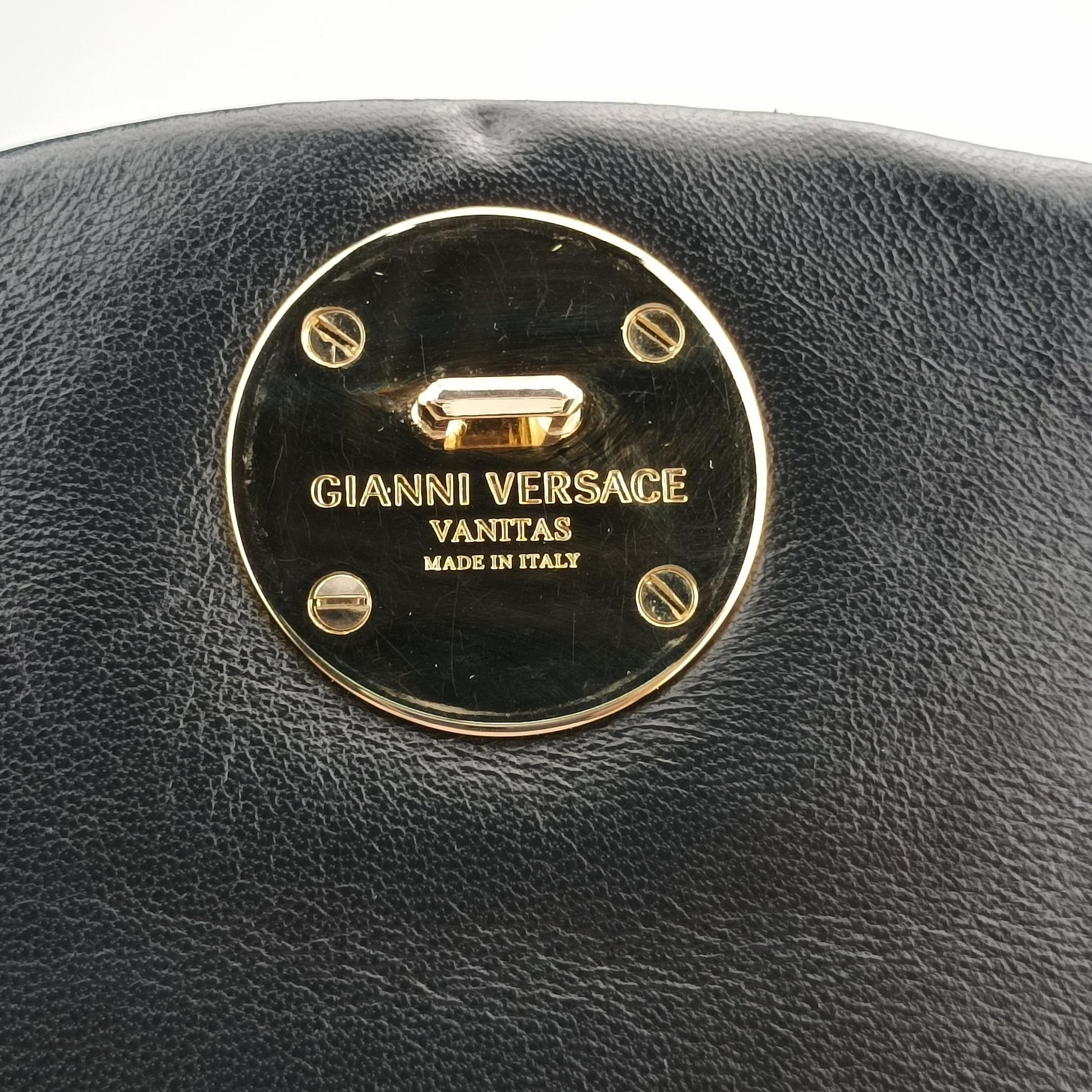 Embossed Leather Talia Vanitas Black Leather エンボス レザー タリア ヴァニタス ブラック レザー 