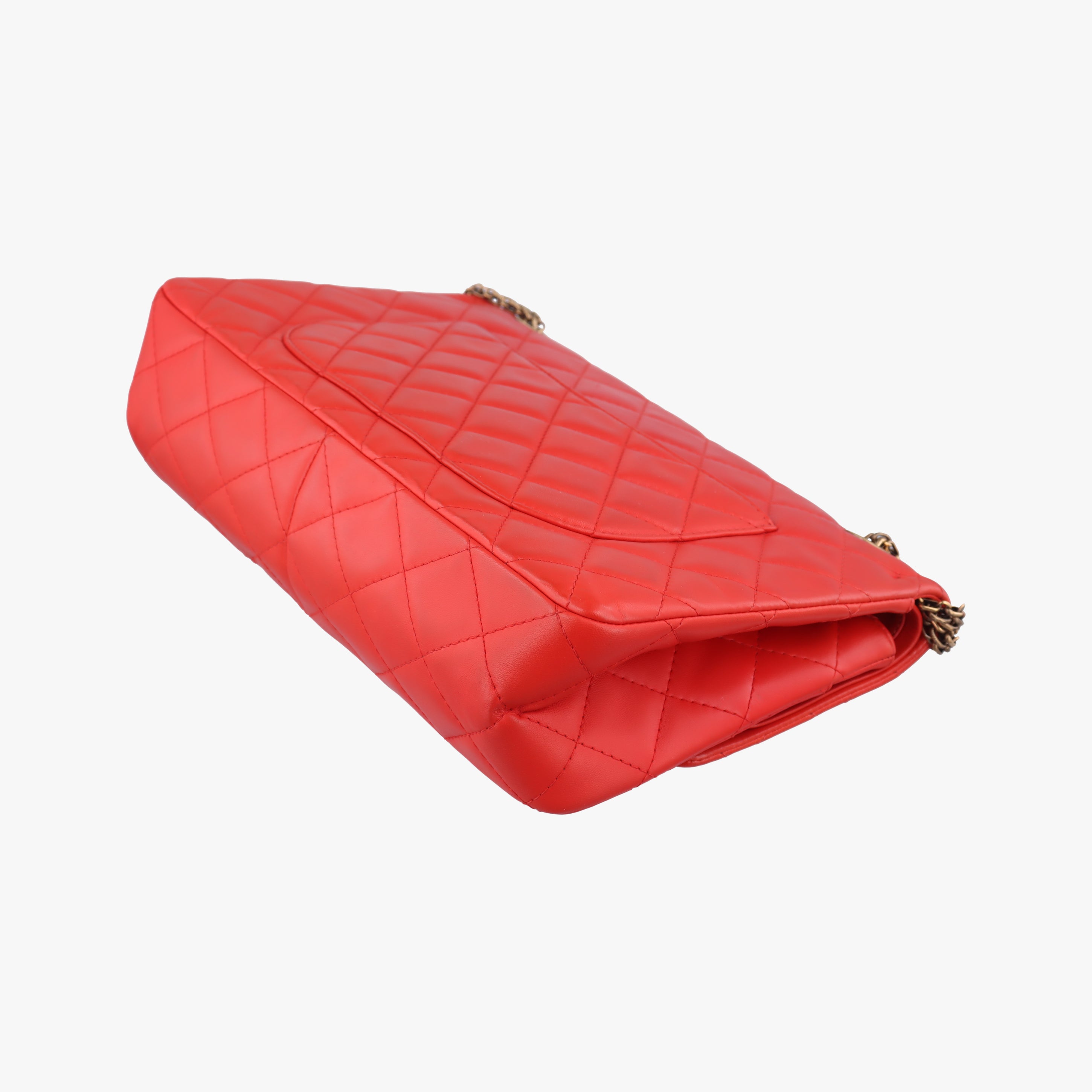 2.55 double flap Matelasse Red lambskin A37590 138491752.55 ダブルフラップマトラッセ レッド ラムスキン A37590 13849175