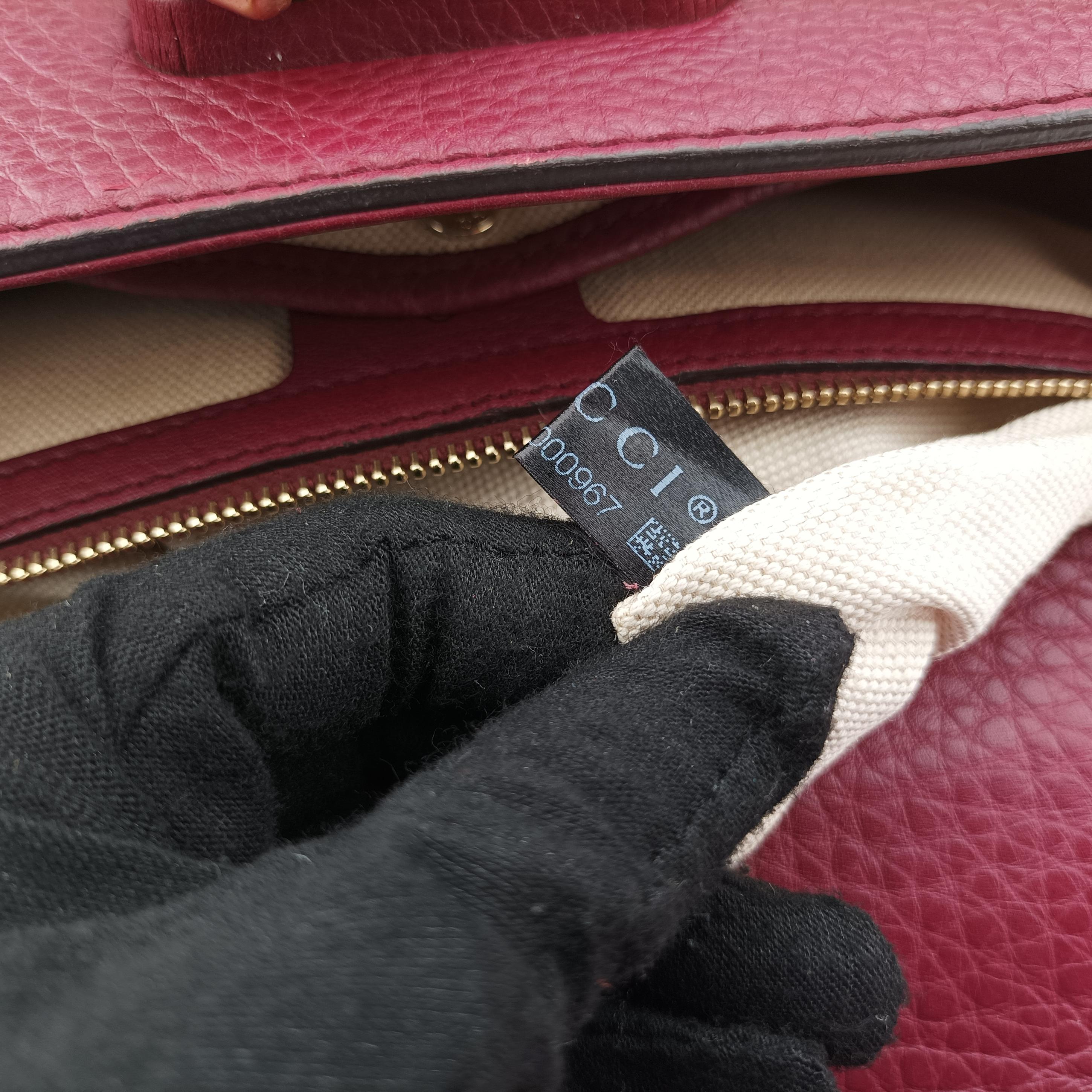 New Bamboo Burgundy Leather 254884 C010000967ニューバンブー ワインレッド レザー 254884 C010000967