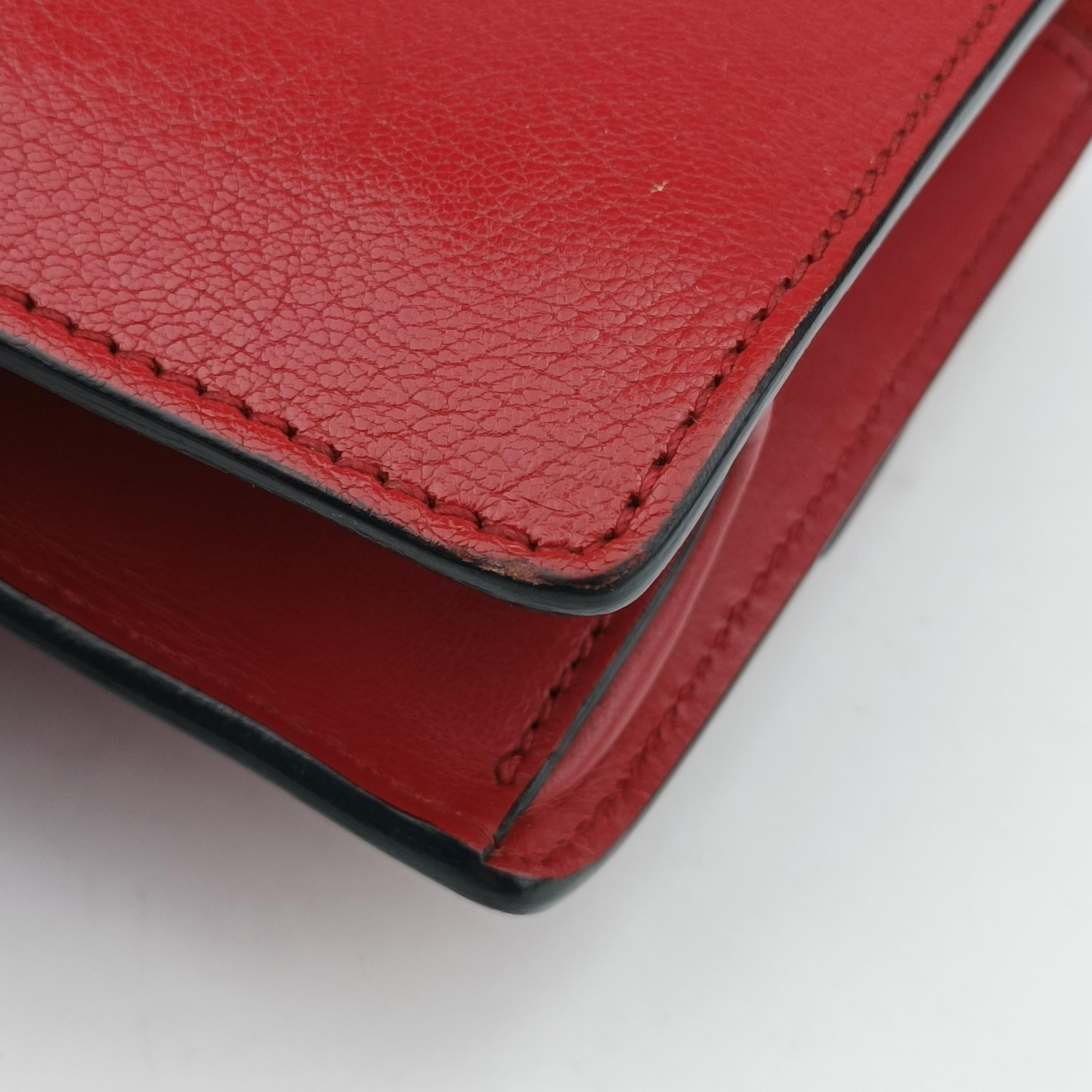 Miu Lady Red×multicolor Leather 37ミュウレディ レッド×マルチカラー レザー 37