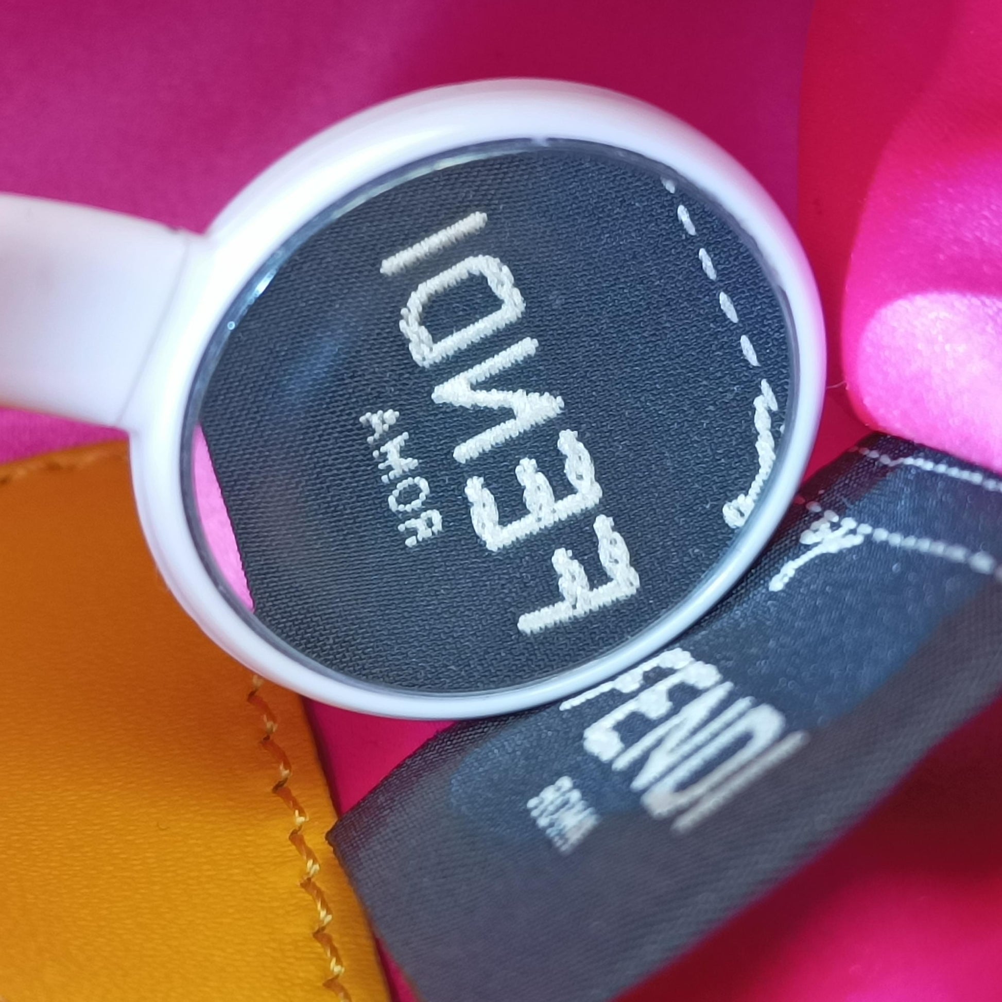 Vertigo Baguette Yellow x White x Beige PVC coated canvas 8BS049 8BS049-AFL1-218-1042ヴァーティゴ バゲット イエロー×ホワイト×ベージュ PVCコーティングキャンバス 8BS049 8BS049-AFL1-218-1042