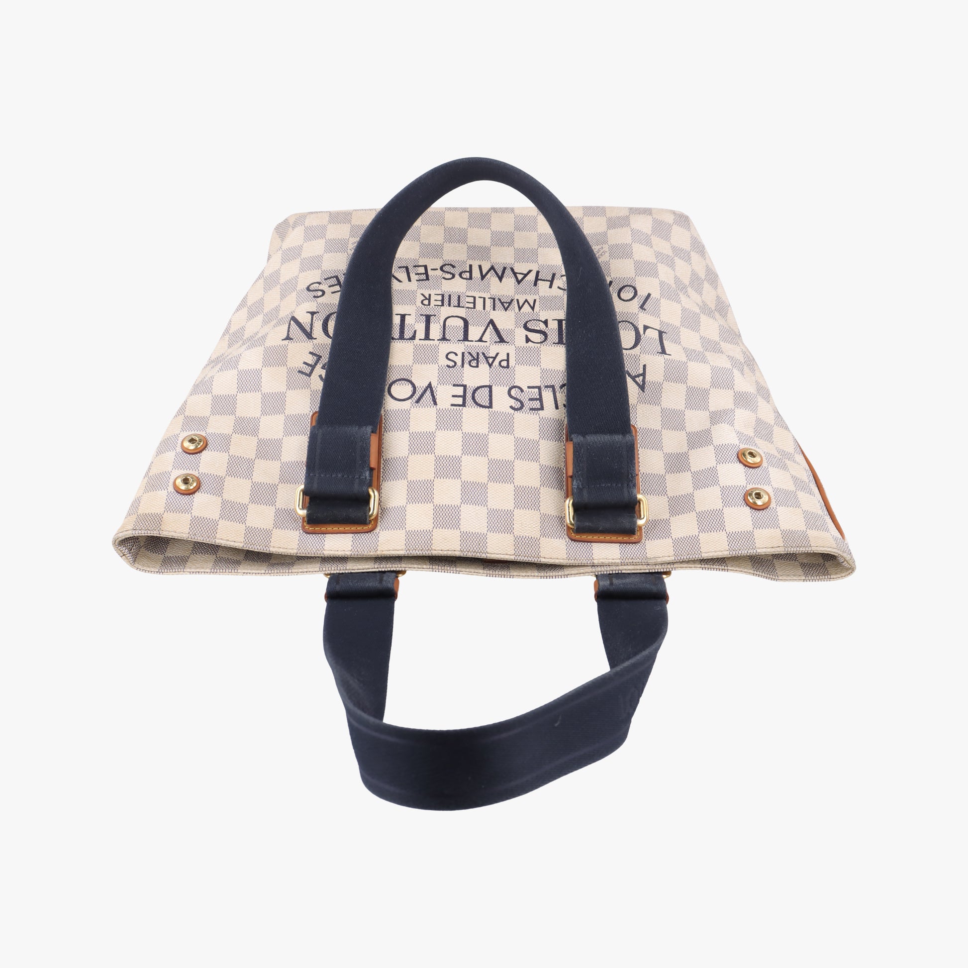 Plein Soleil Cabas PM AZUR Damier Canvas N41179 DU0162プランソレイユ カバPM アズール ダミエキャンバス N41179 DU0162