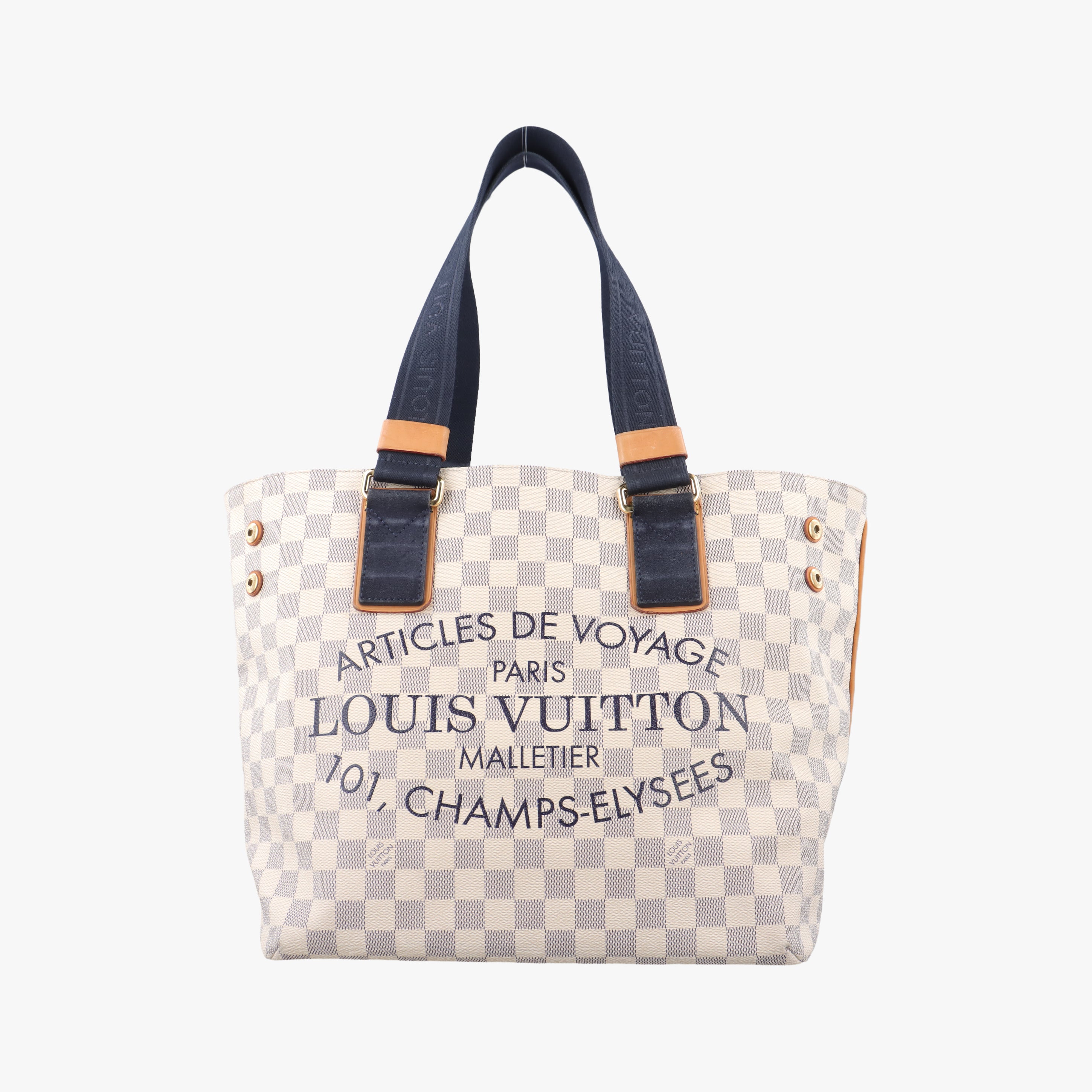 Plein Soleil Cabas PM AZUR Damier Canvas N41179 DU1132プランソレイユ カバPM アズール ダミエキャンバス N41179 DU1132