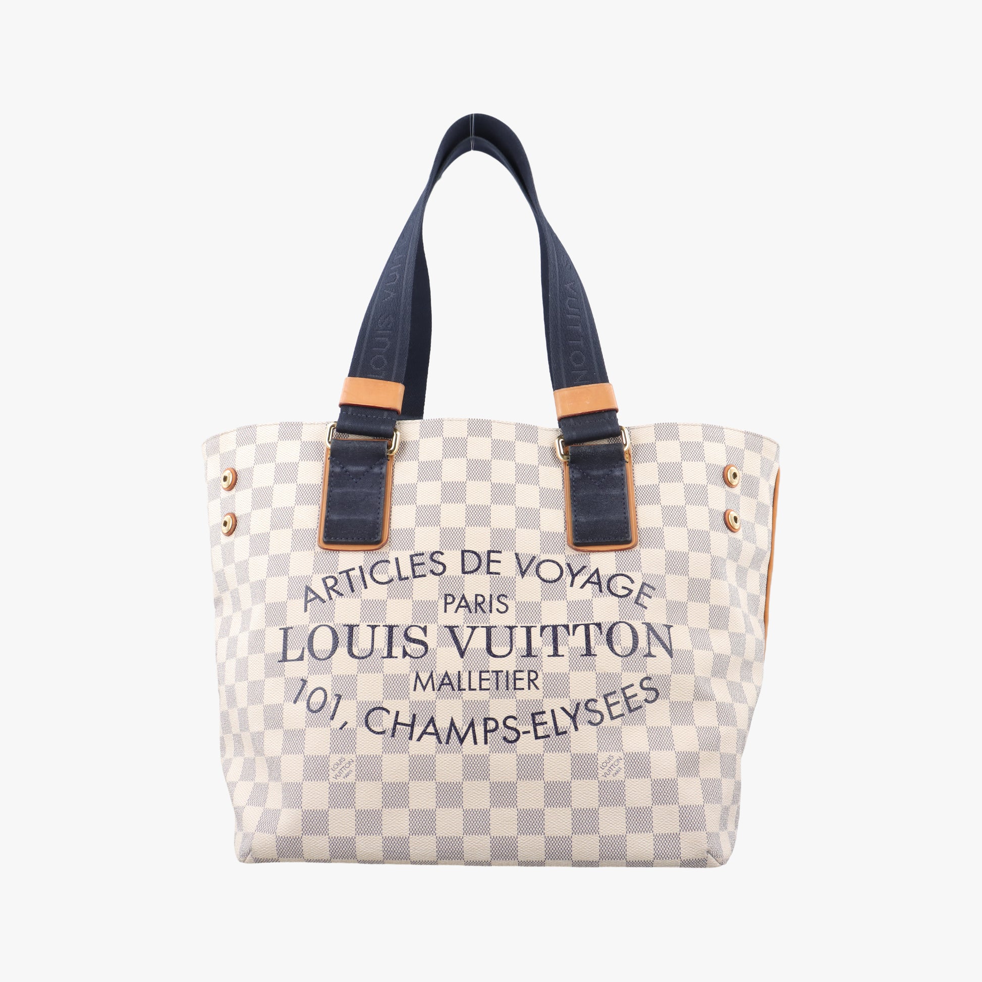 Plein Soleil Cabas PM AZUR Damier Canvas N41179 DU1132プランソレイユ カバPM アズール ダミエキャンバス N41179 DU1132