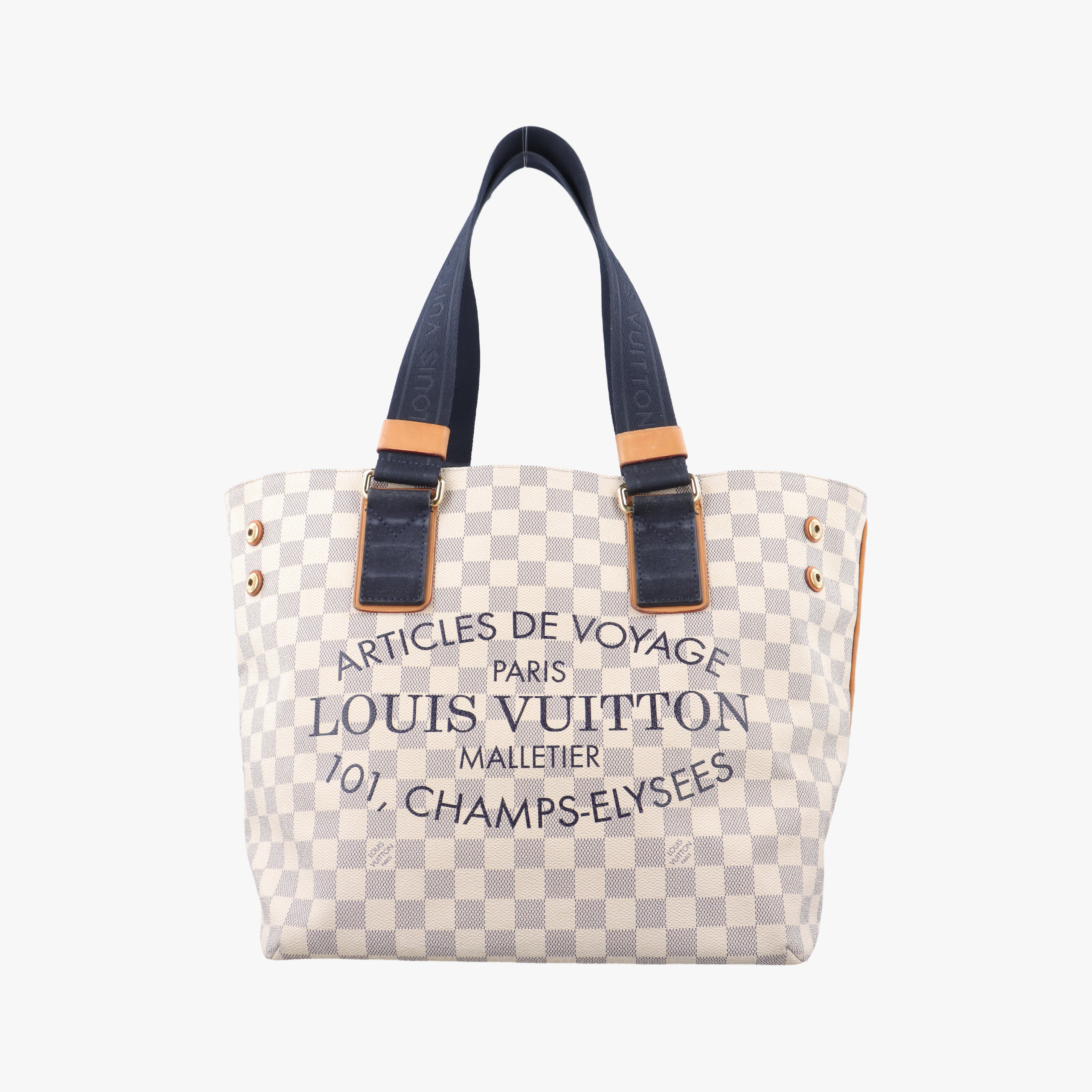 Plein Soleil Cabas PM AZUR Damier Canvas N41179 DU1132プランソレイユ カバPM アズール ダミエキャンバス N41179 DU1132