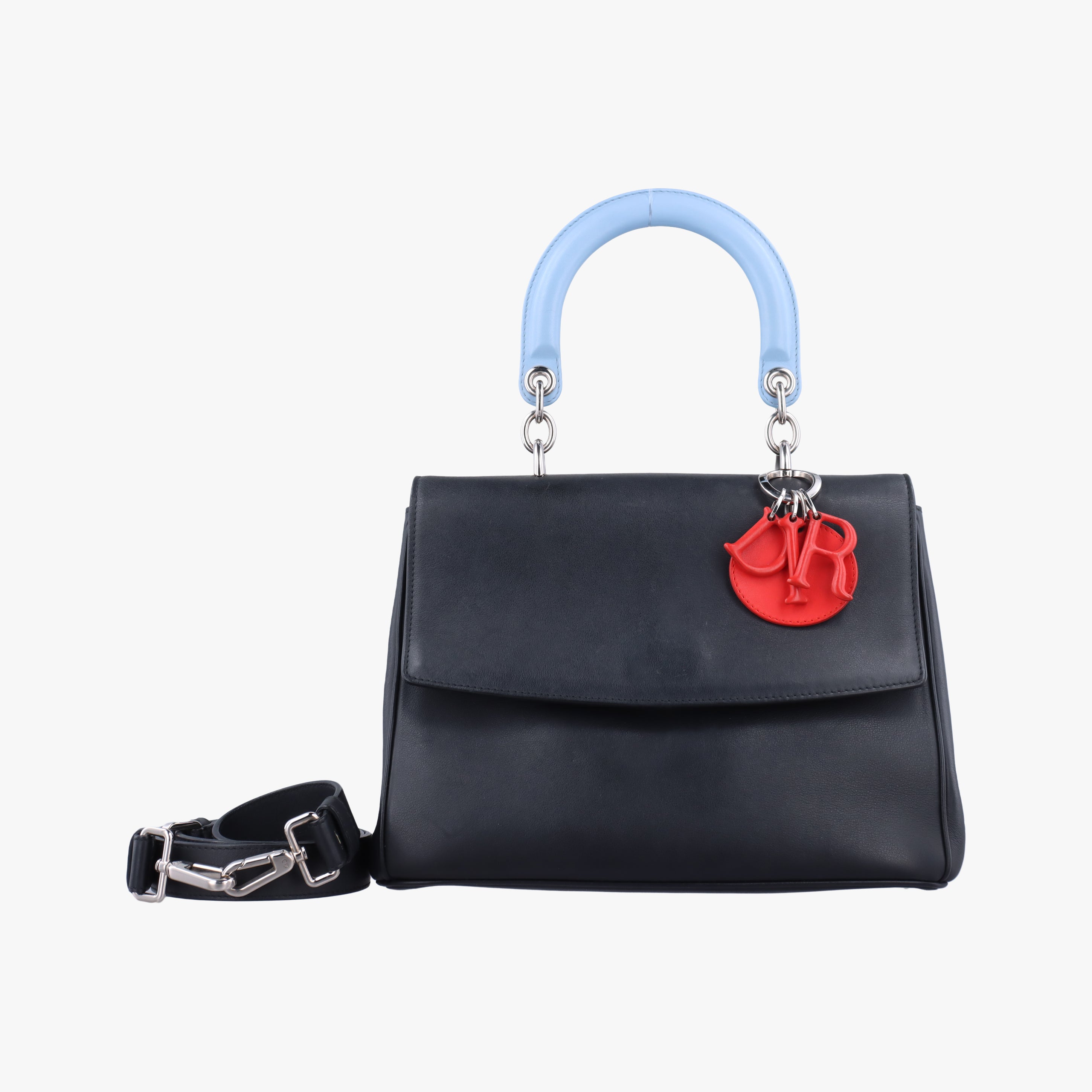 Be Dior Black×blue×red Leather 28-MA-0164ビー ディオール ブラック×ブルー×レッド レザー 28-MA-0164