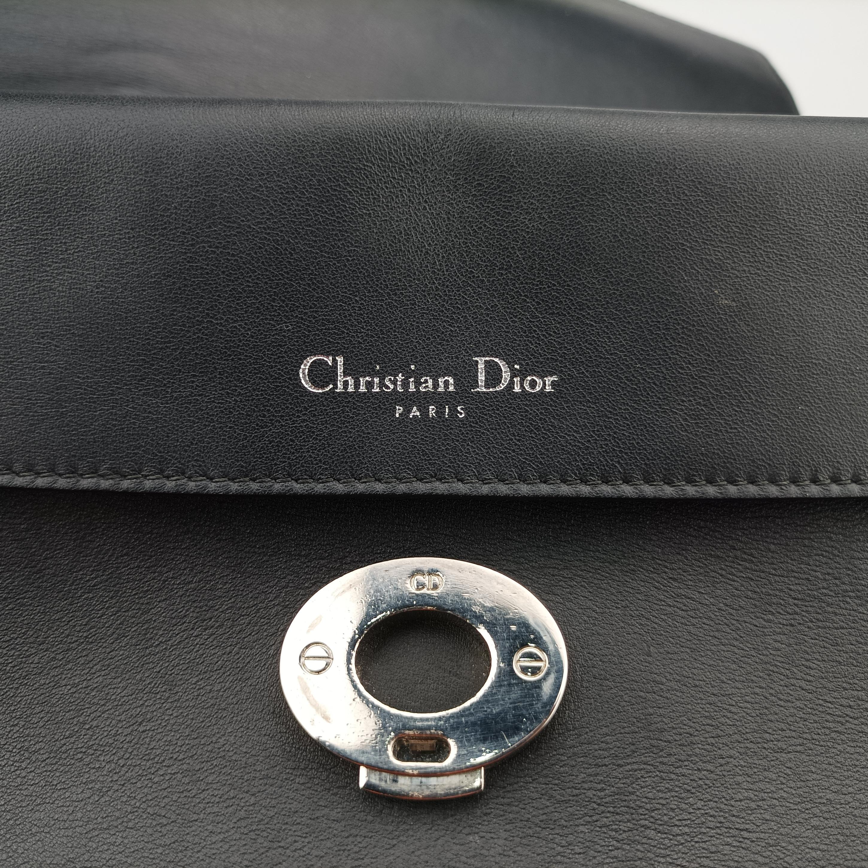 Be Dior Black×blue×red Leather 28-MA-0164ビー ディオール ブラック×ブルー×レッド レザー 28-MA-0164