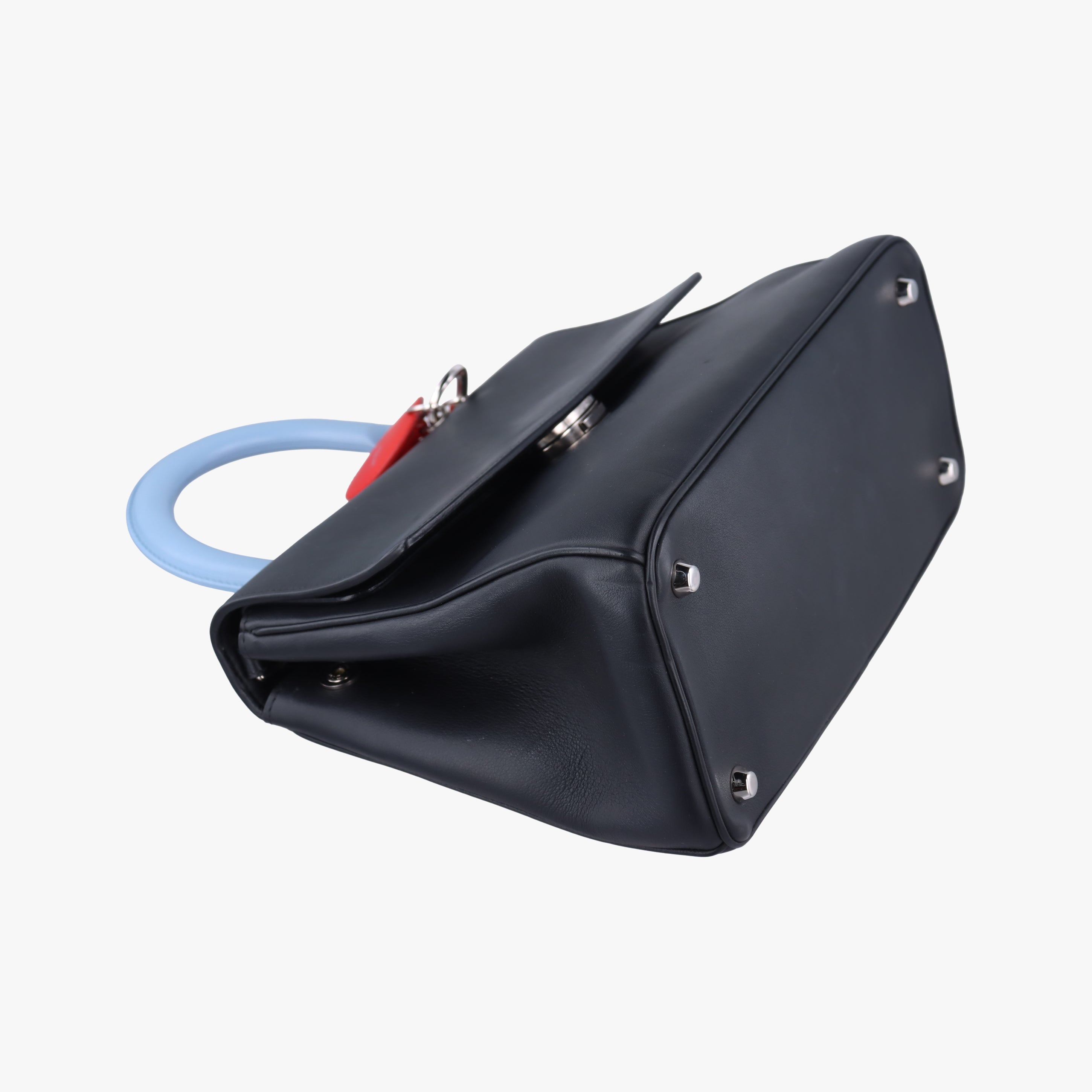 Be Dior Black×blue×red Leather 28-MA-0164ビー ディオール ブラック×ブルー×レッド レザー 28-MA-0164