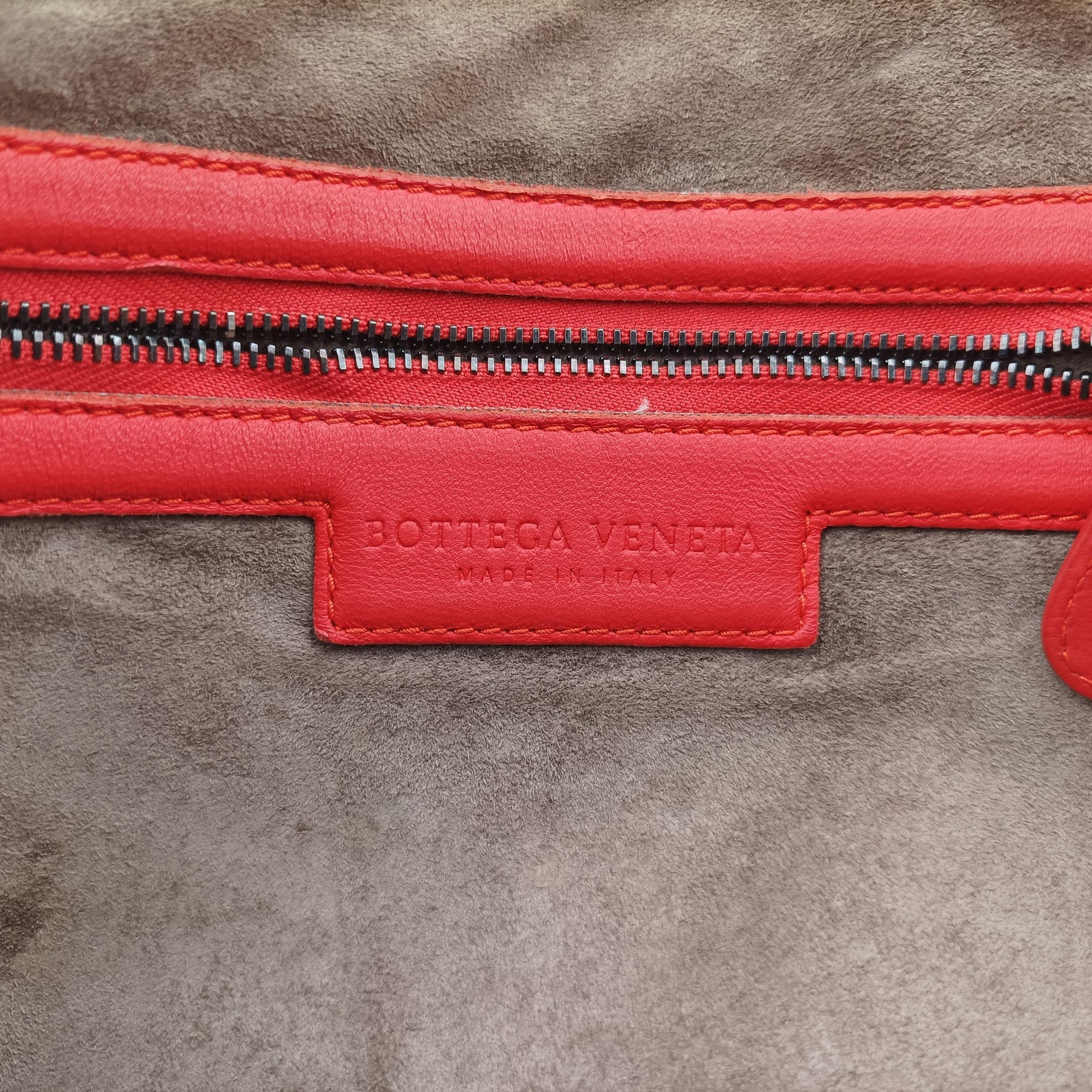 NODINI Intrecciato Orange lambskin 245354 V0016 6576 EPEV 2011 1222 Bノディーニ イントレチャート オレンジ ラムスキン 245354 V0016 6576 EPEV 2011 1222 B