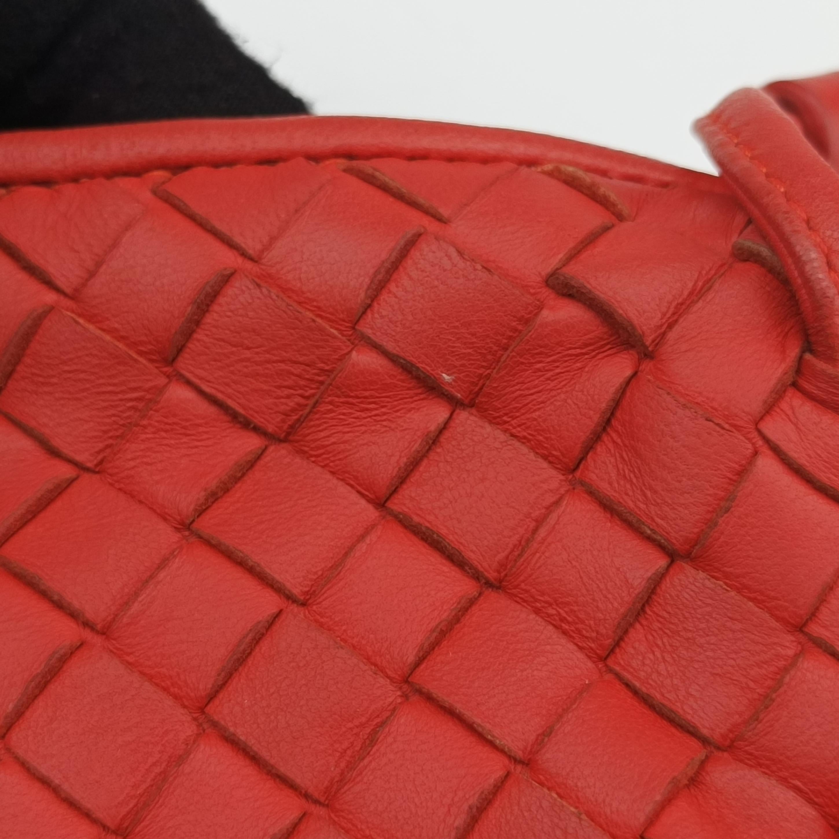 NODINI Intrecciato Orange lambskin 245354 V0016 6576 EPEV 2011 1222 Bノディーニ イントレチャート オレンジ ラムスキン 245354 V0016 6576 EPEV 2011 1222 B