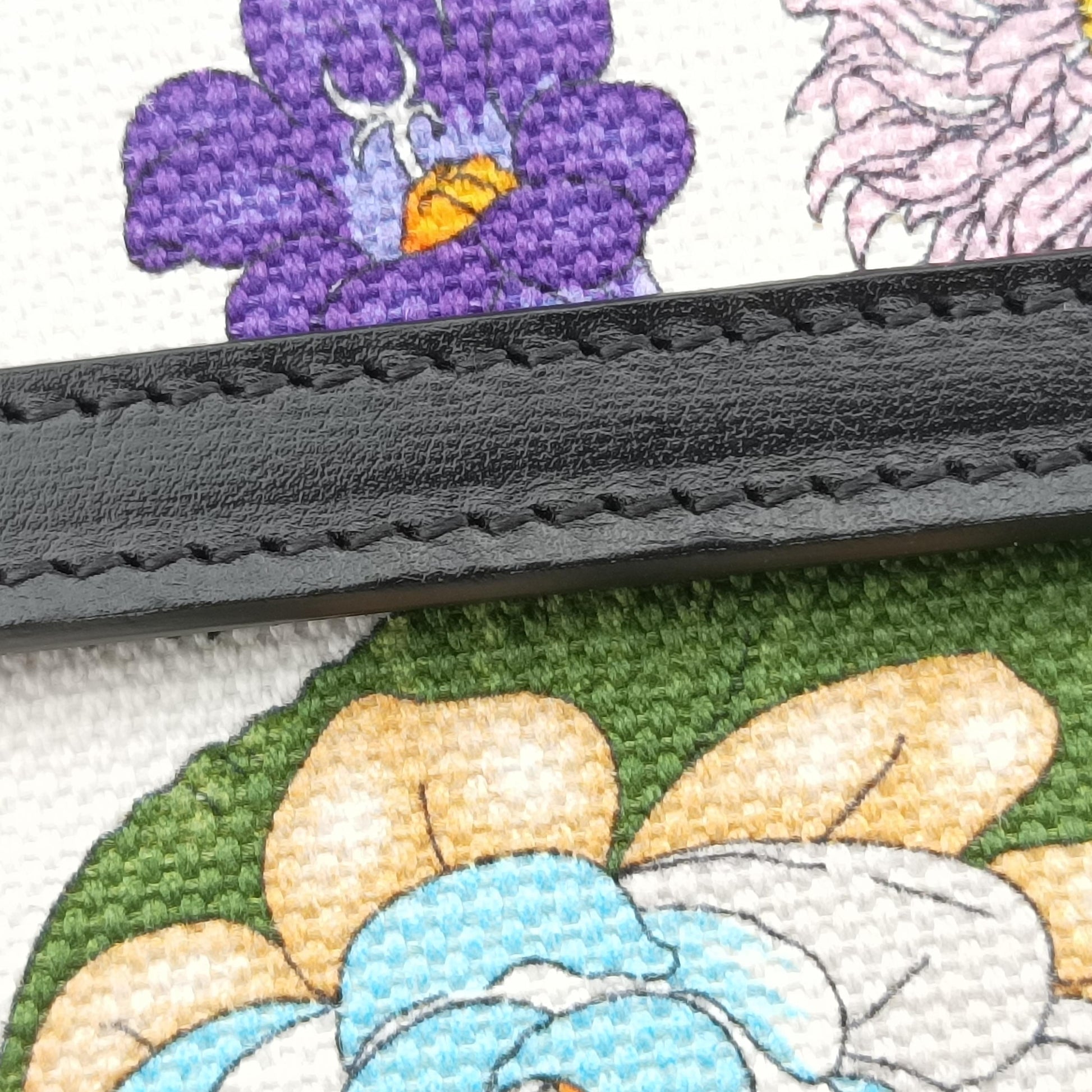 Hacker Project Flora Multicolour Canvas × Leather 681696 D036405767ハッカープロジェクト フローラ マルチカラー キャンバス x レザー 681696 D036405767