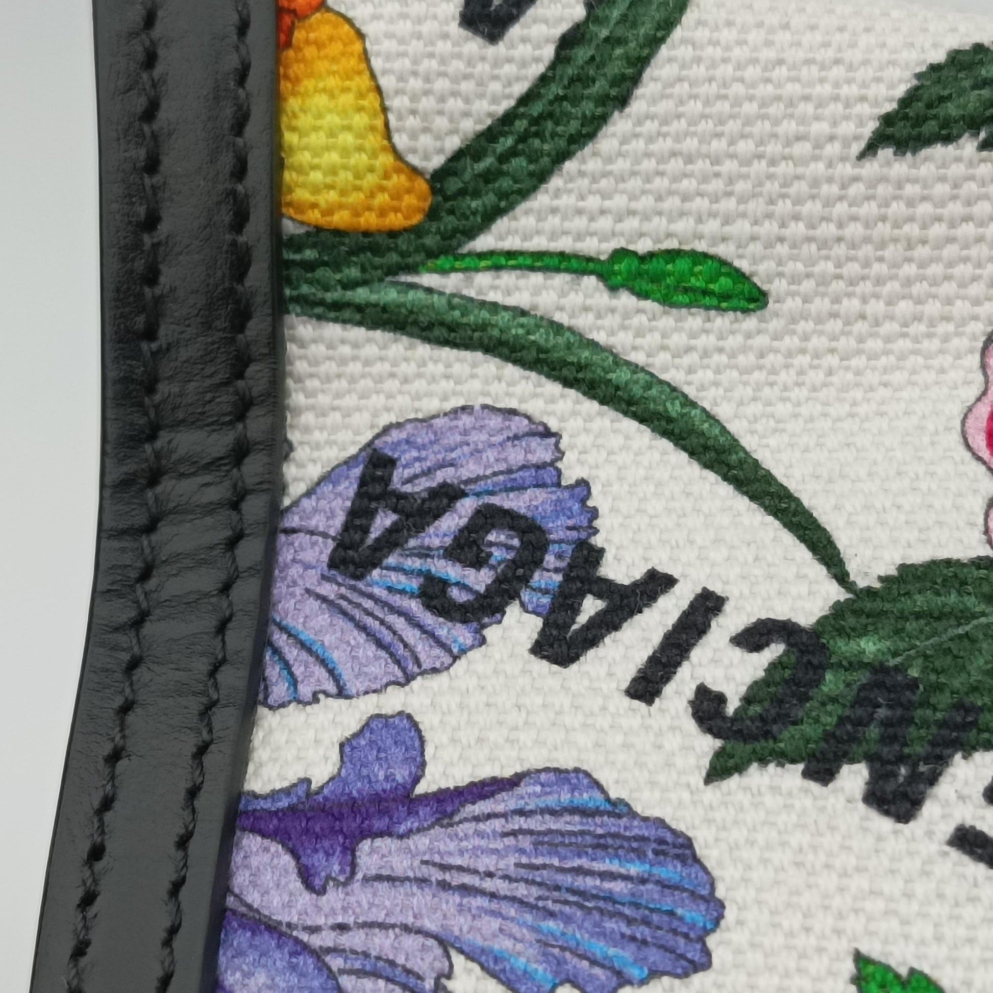 Hacker Project Flora Multicolour Canvas × Leather 681696 D036405767ハッカープロジェクト フローラ マルチカラー キャンバス x レザー 681696 D036405767