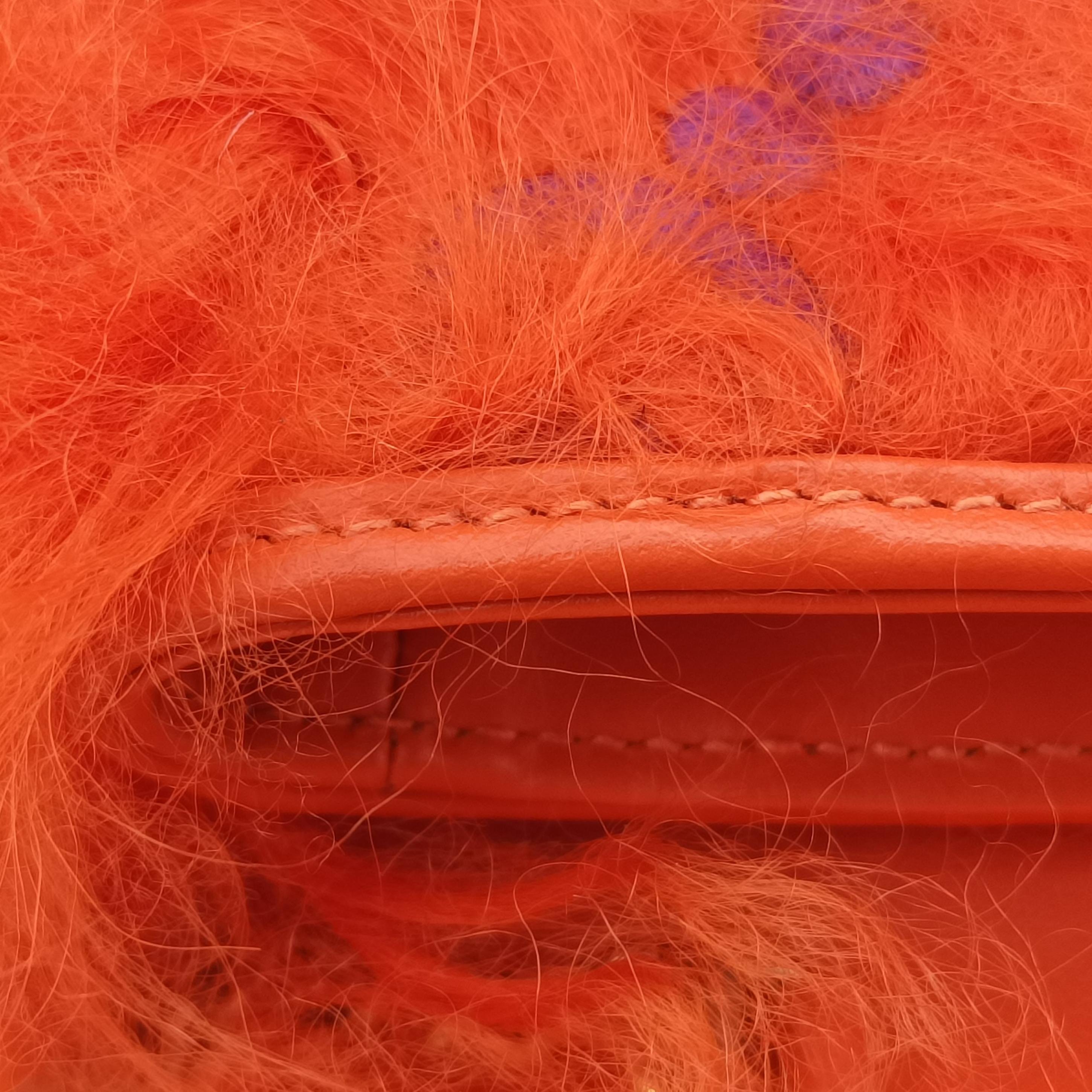 GG Marmont Orange Fur 476433 GGマーモント オレンジ ファー 476433 