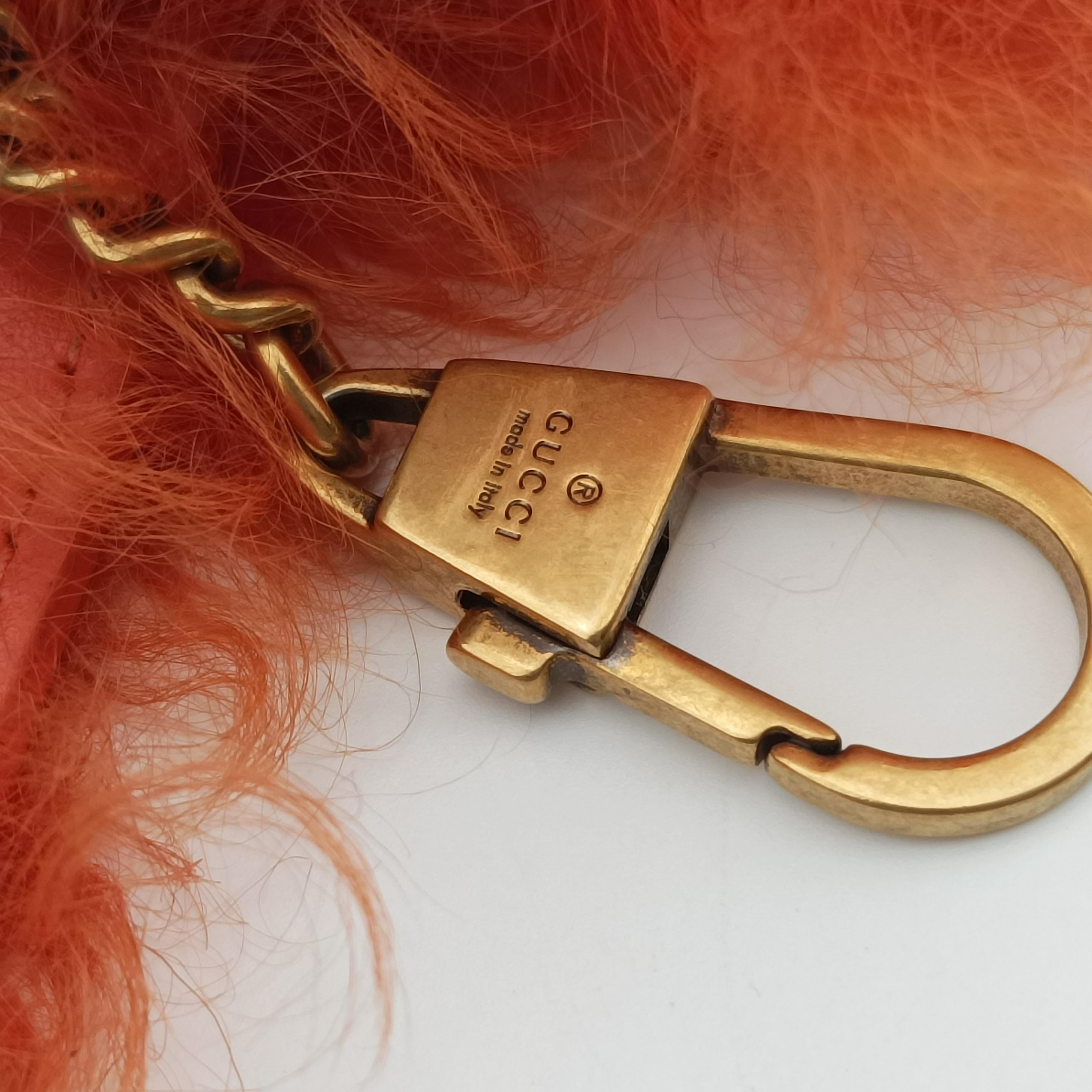 GG Marmont Orange Fur 476433 GGマーモント オレンジ ファー 476433 