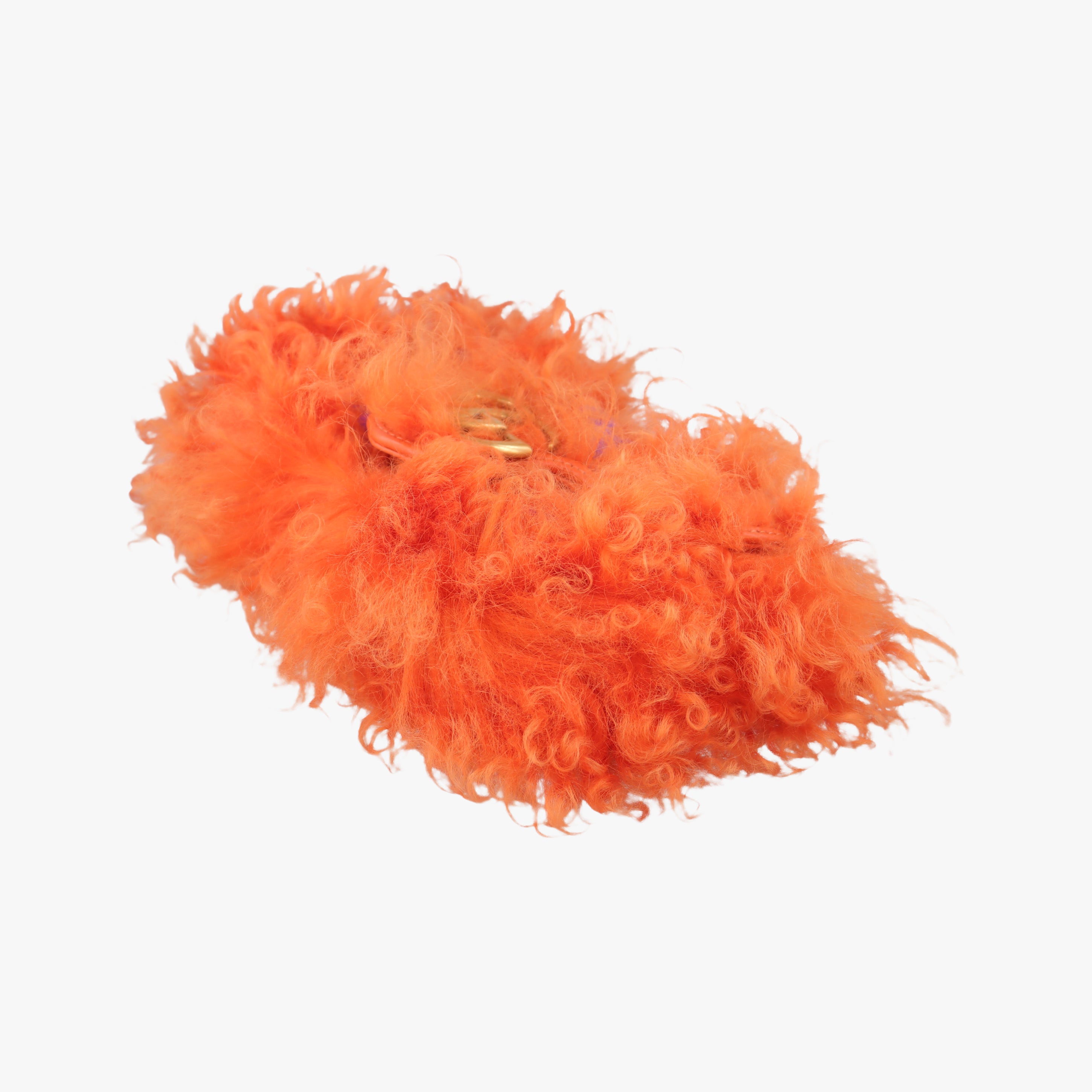 GG Marmont Orange Fur 476433 GGマーモント オレンジ ファー 476433 