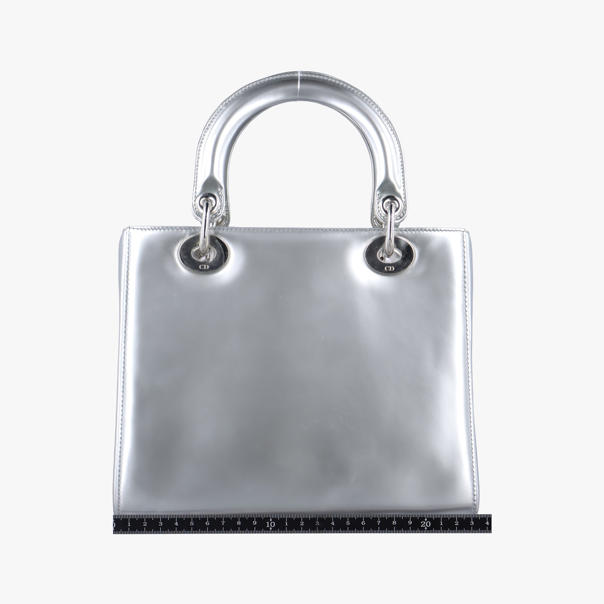 Lady Dior Silver Enamel 21-MA-0173レディディオール シルバー エナメル 21-MA-0173