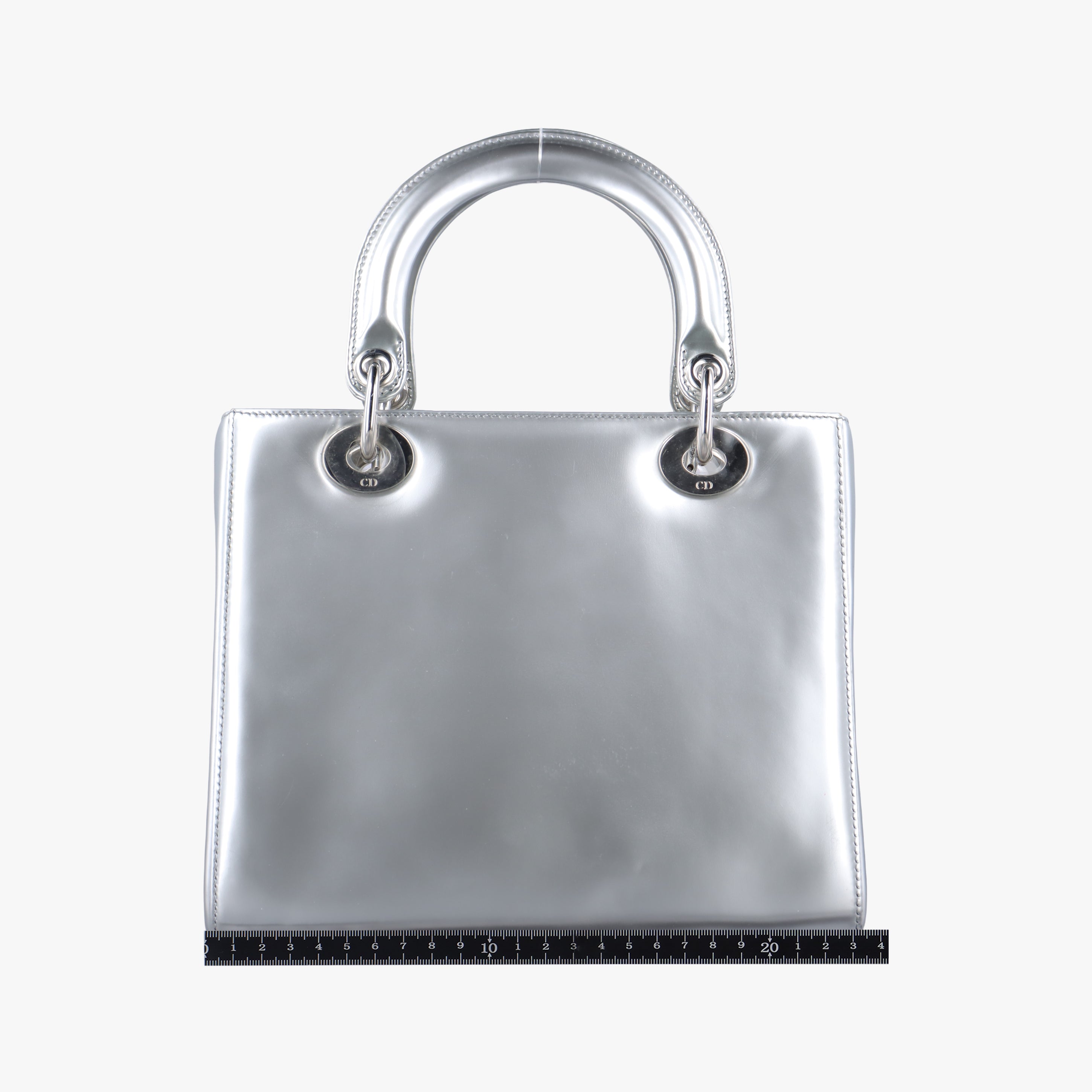 Lady Dior Silver Enamel 21-MA-0173レディディオール シルバー エナメル 21-MA-0173