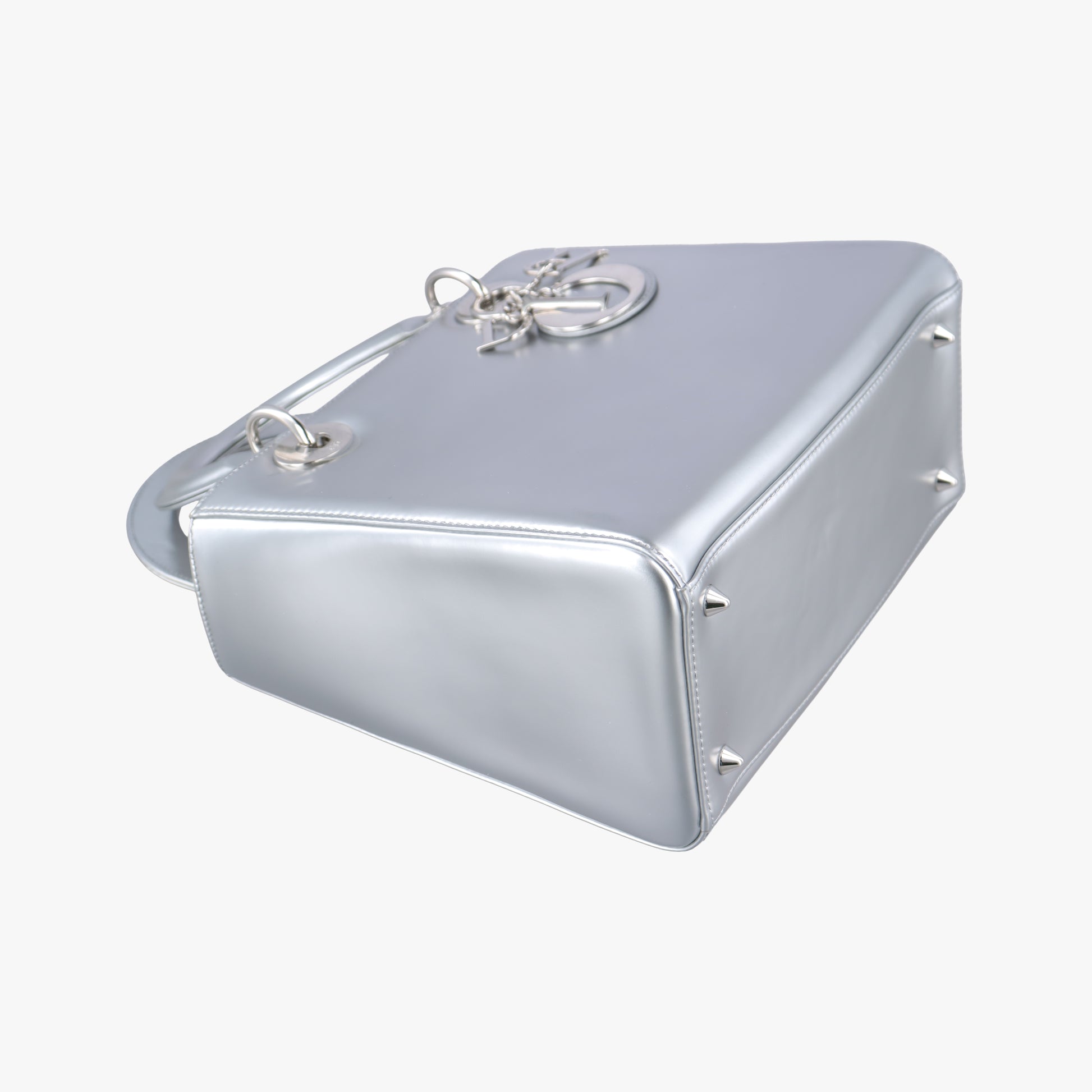 Lady Dior Silver Enamel 21-MA-0173レディディオール シルバー エナメル 21-MA-0173