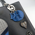 Lady Dior Black×multicolor leather 12-BO-0175レディディオール ブラック×マルチカラー レザー 12-BO-0175
