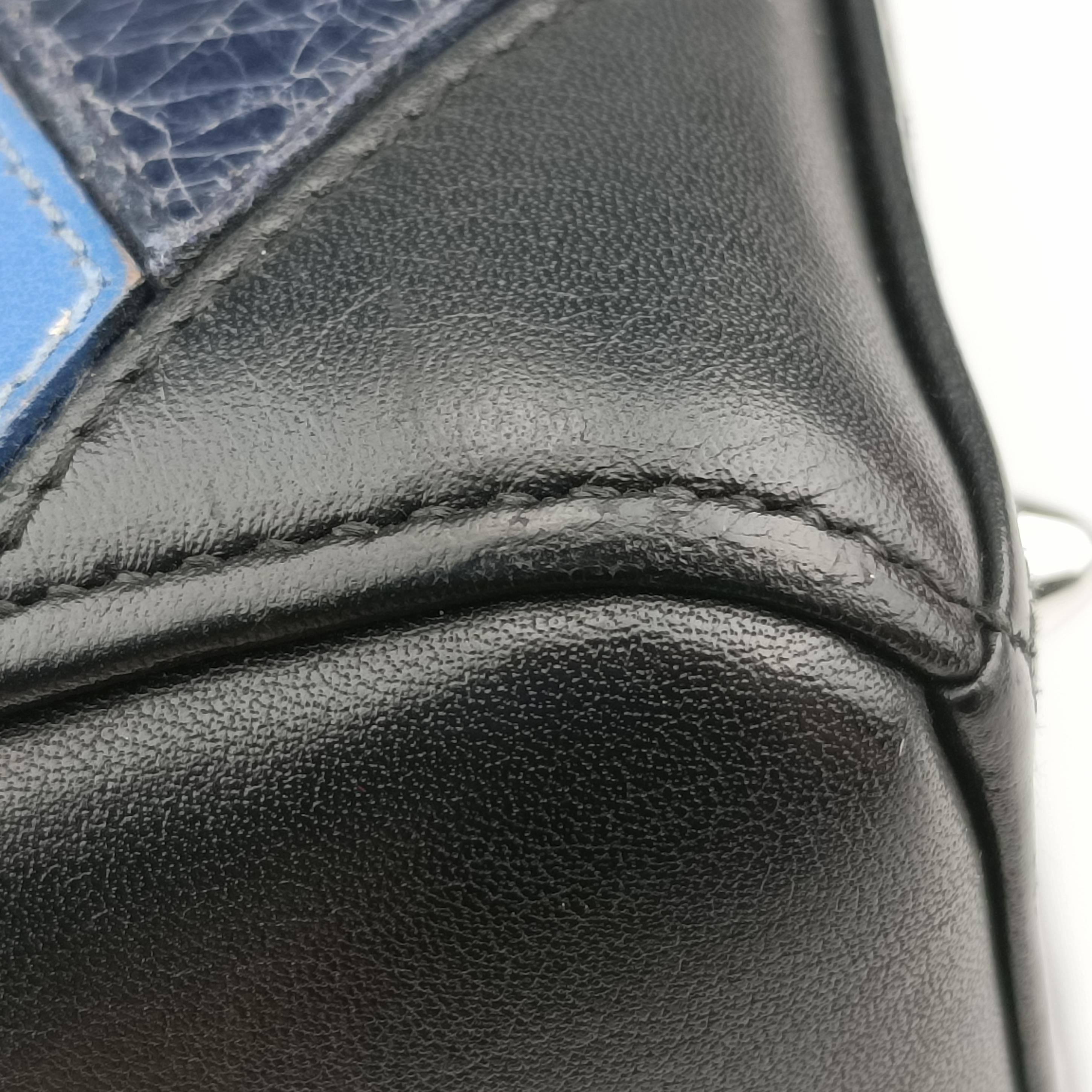 Lady Dior Black×multicolor leather 12-BO-0175レディディオール ブラック×マルチカラー レザー 12-BO-0175