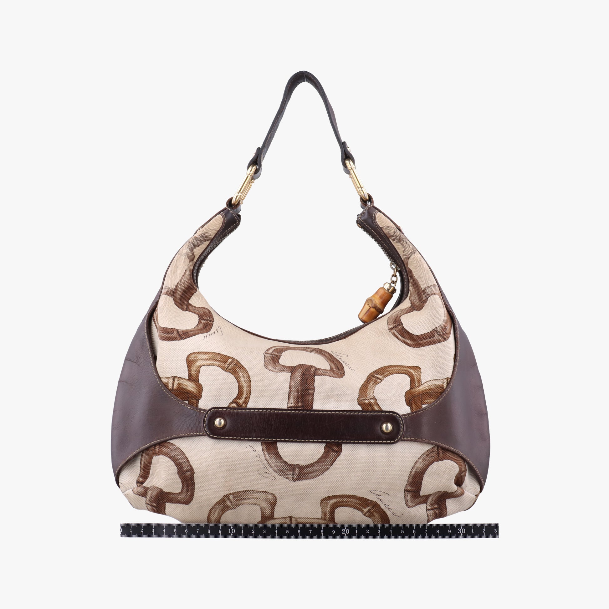 Horsebit Brown×beige×Multicolour Canvas 152468 ホースビット ブラウン×ベージュ×マルチカラー キャンバス 152468 