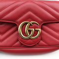 GG Marmont Red Leather 476433 GGマーモント レッド レザー 476433 
