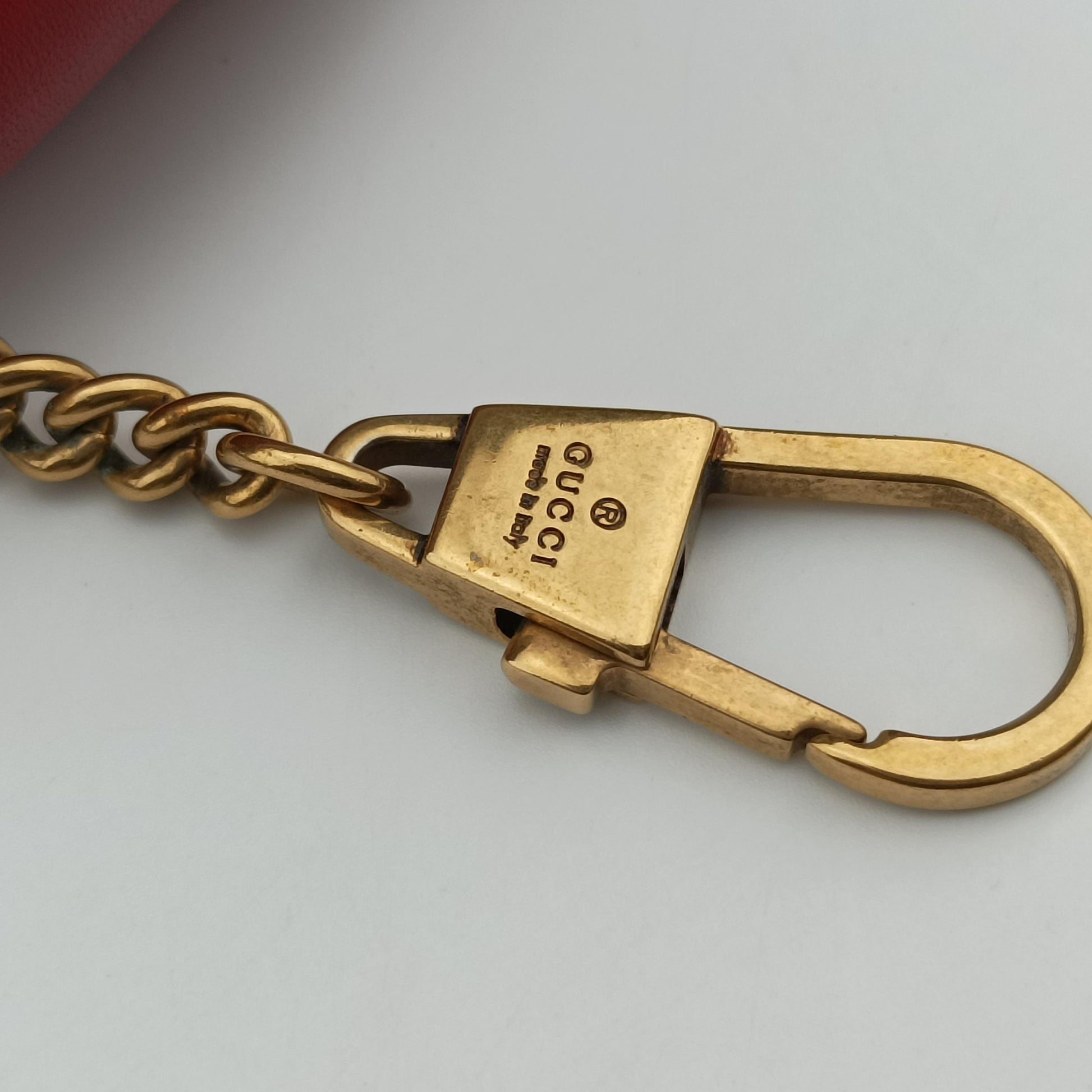 GG Marmont Red Leather 476433 GGマーモント レッド レザー 476433 