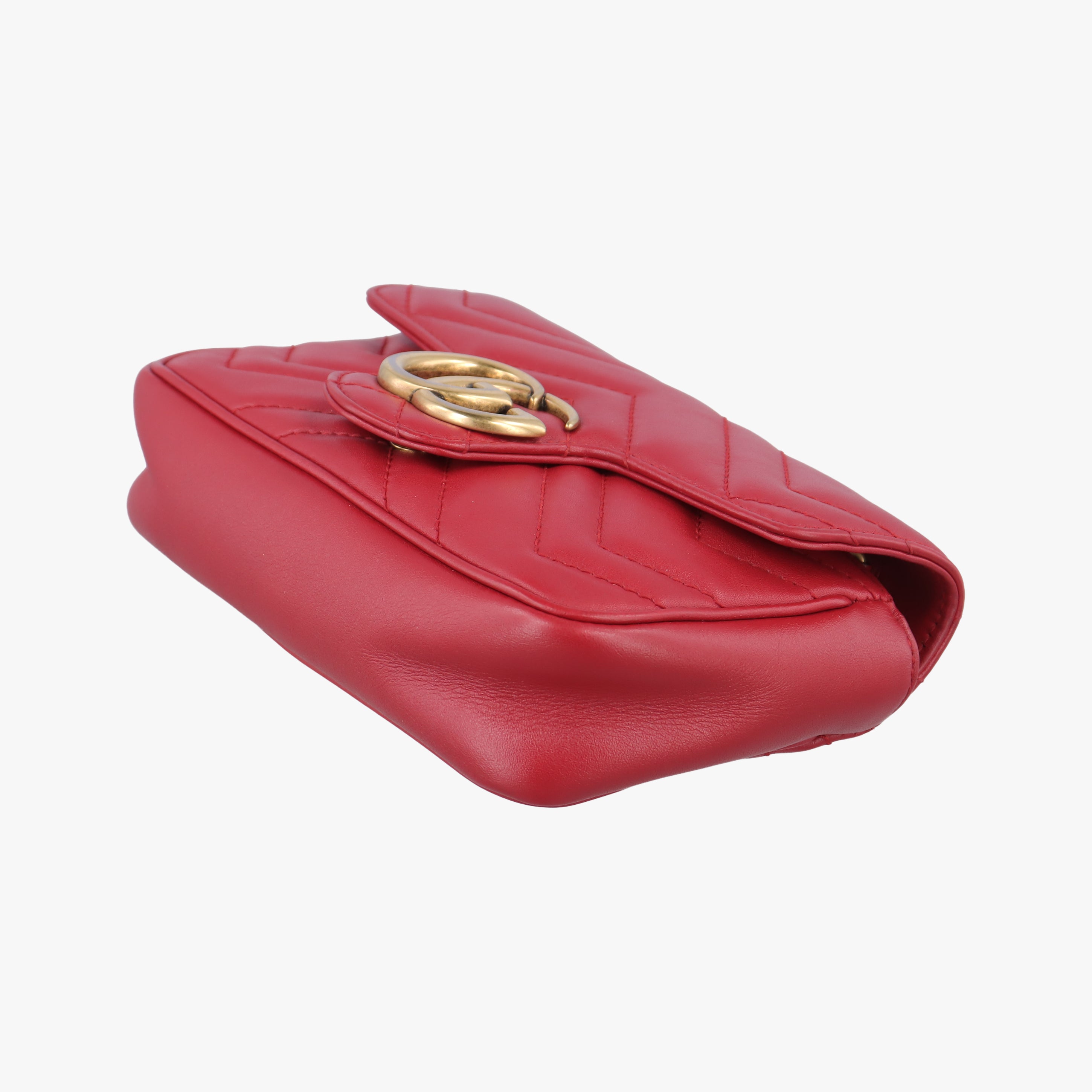 GG Marmont Red Leather 476433 GGマーモント レッド レザー 476433 