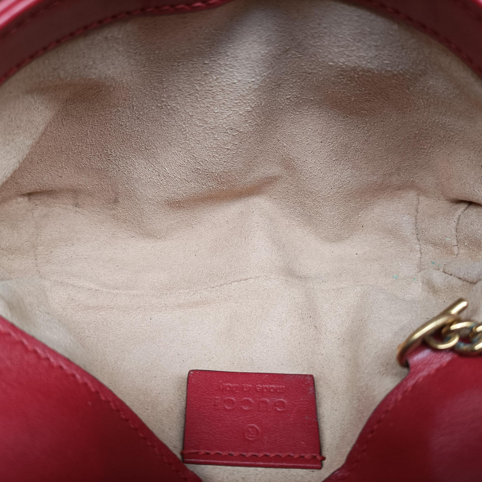 GG Marmont Red Leather 476433 GGマーモント レッド レザー 476433 