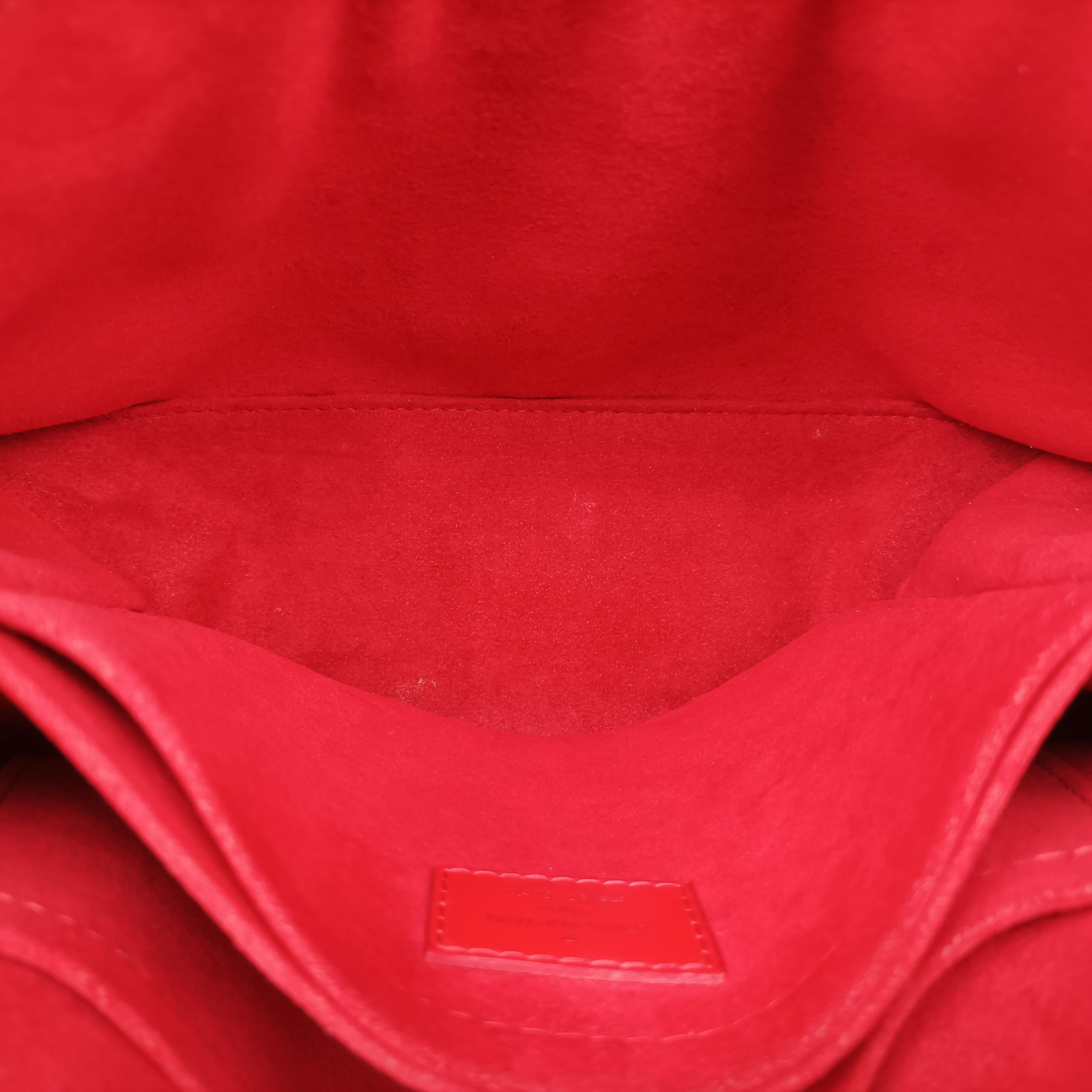 SAINT MICHEL brown×COQUELICOT Monogram Canvas×calf leather M44031 CA0198サンミシェル モノグラム/ブラウン系×コクリコ モノグラムキャンバス×カーフレザー M44031 CA0198