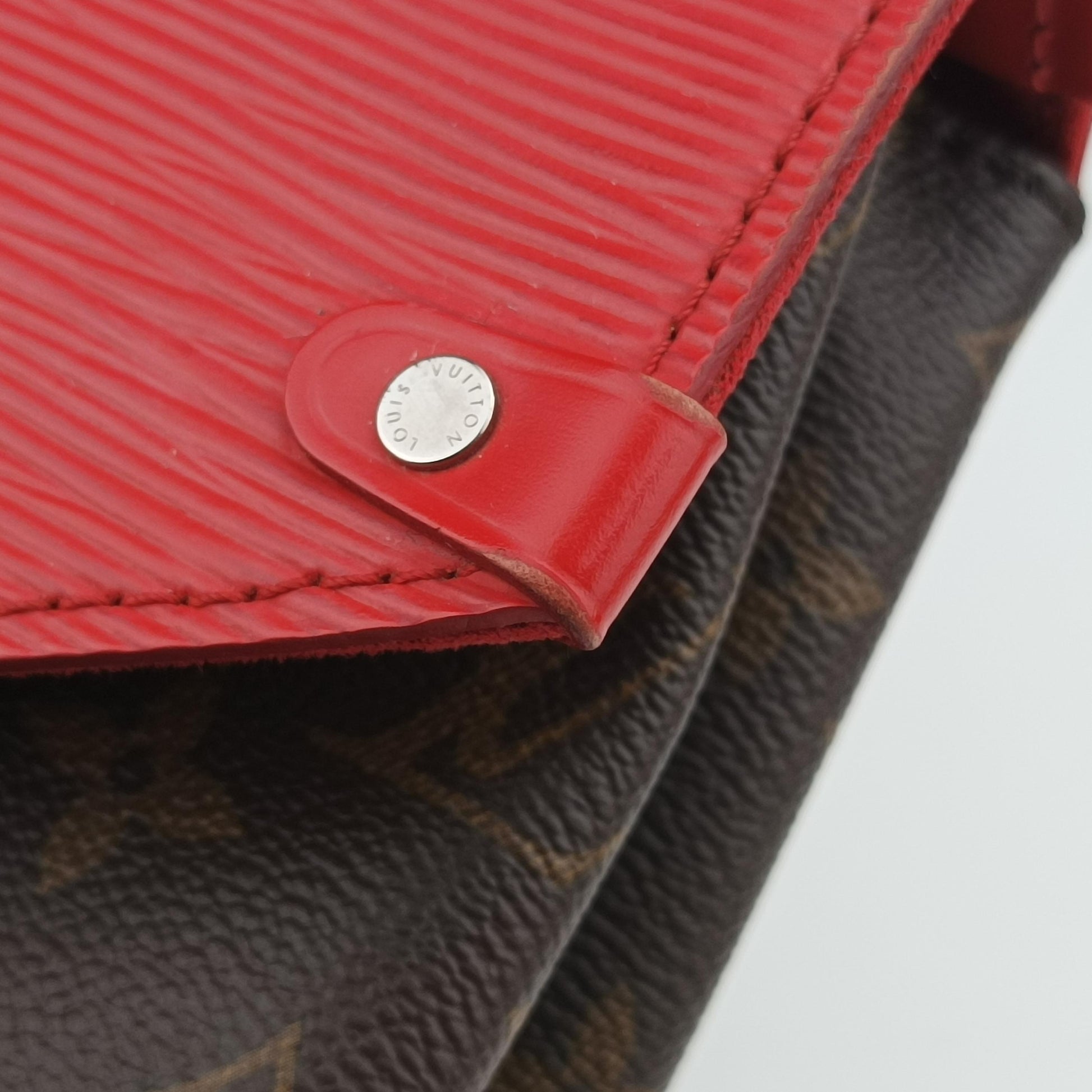 SAINT MICHEL brown×COQUELICOT Monogram Canvas×calf leather M44031 CA0198サンミシェル モノグラム/ブラウン系×コクリコ モノグラムキャンバス×カーフレザー M44031 CA0198