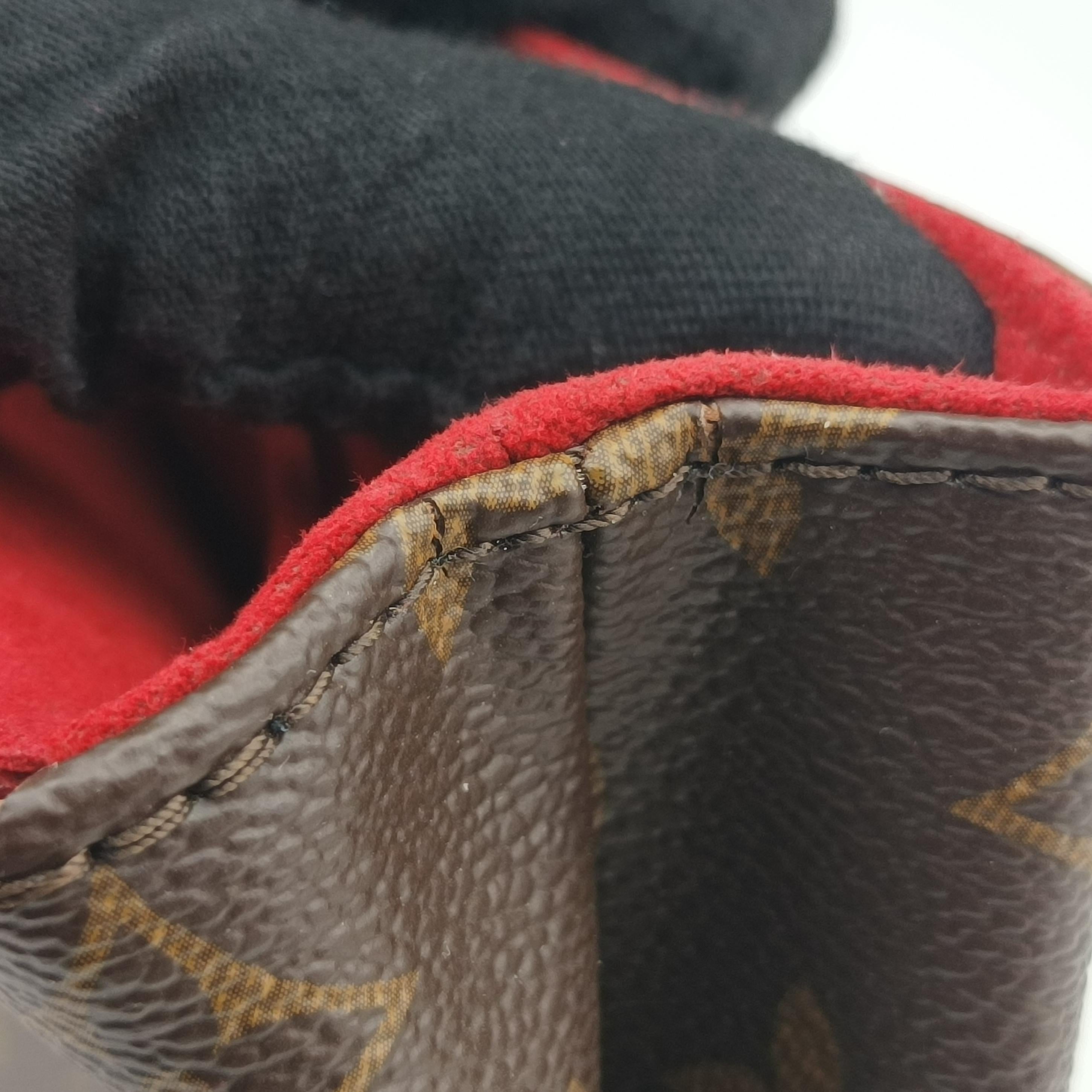 SAINT MICHEL brown×COQUELICOT Monogram Canvas×calf leather M44031 CA0198サンミシェル モノグラム/ブラウン系×コクリコ モノグラムキャンバス×カーフレザー M44031 CA0198