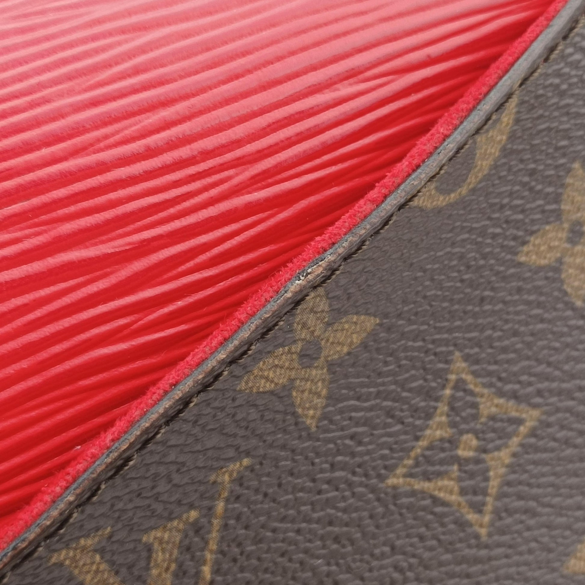 SAINT MICHEL brown×COQUELICOT Monogram Canvas×calf leather M44031 CA0198サンミシェル モノグラム/ブラウン系×コクリコ モノグラムキャンバス×カーフレザー M44031 CA0198