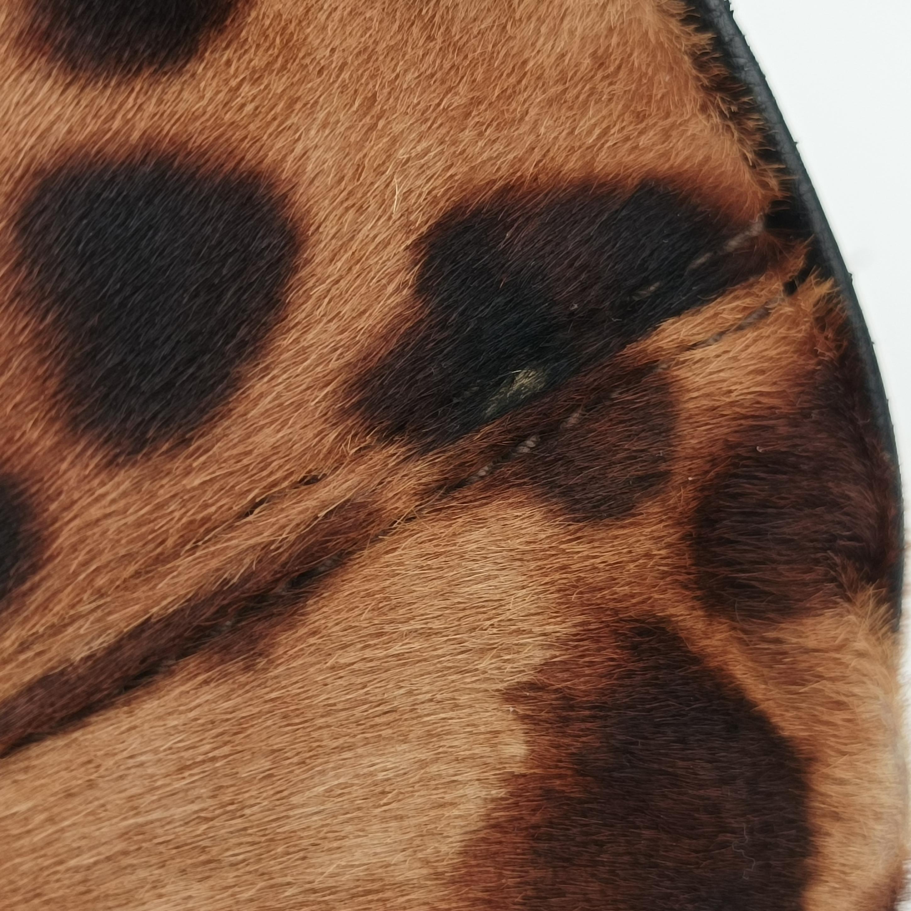 Leopard print Multicolour ponyhair レオパード プリント マルチカラー ハラコ 