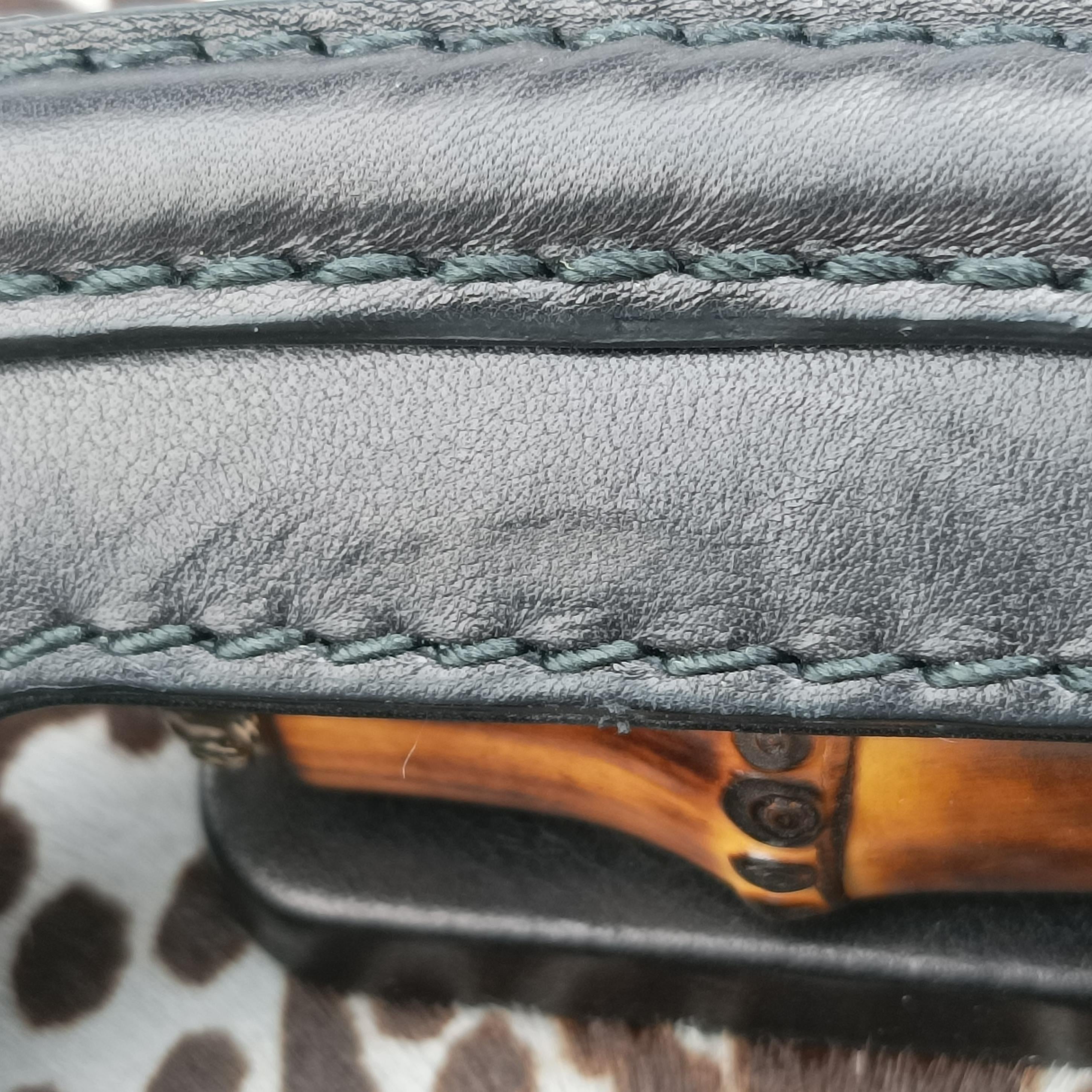 New Bamboo Black×Multicolour ponyhair×Leather 240242 C013744068ニューバンブー ブラック×マルチカラー ハラコ×レザー 240242 C013744068