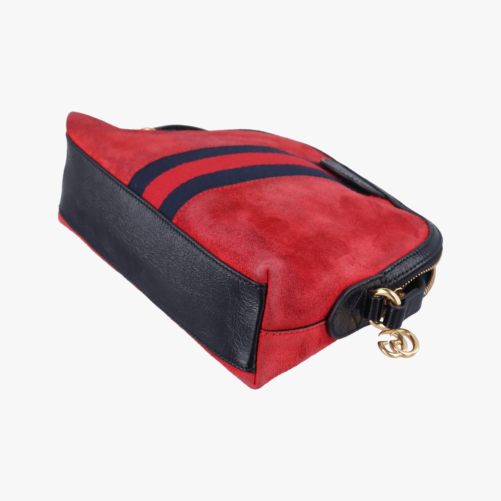 Ophidia Red×black Suede x leather 499621 I025780415オフィディア レッド×ブラック スエード×レザー 499621 I025780415