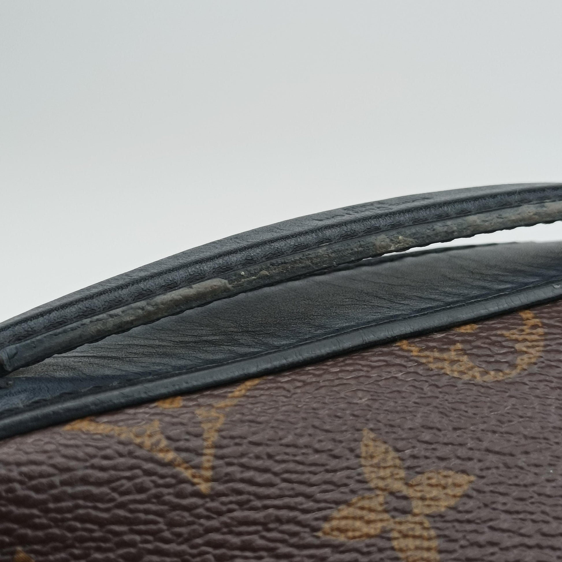 SAINTONGE brown×Noir Monogram Canvas×calf leather M43555 CA3118サントンジュ モノグラム/ブラウン系×ノワール モノグラムキャンバス×カーフレザー M43555 CA3118