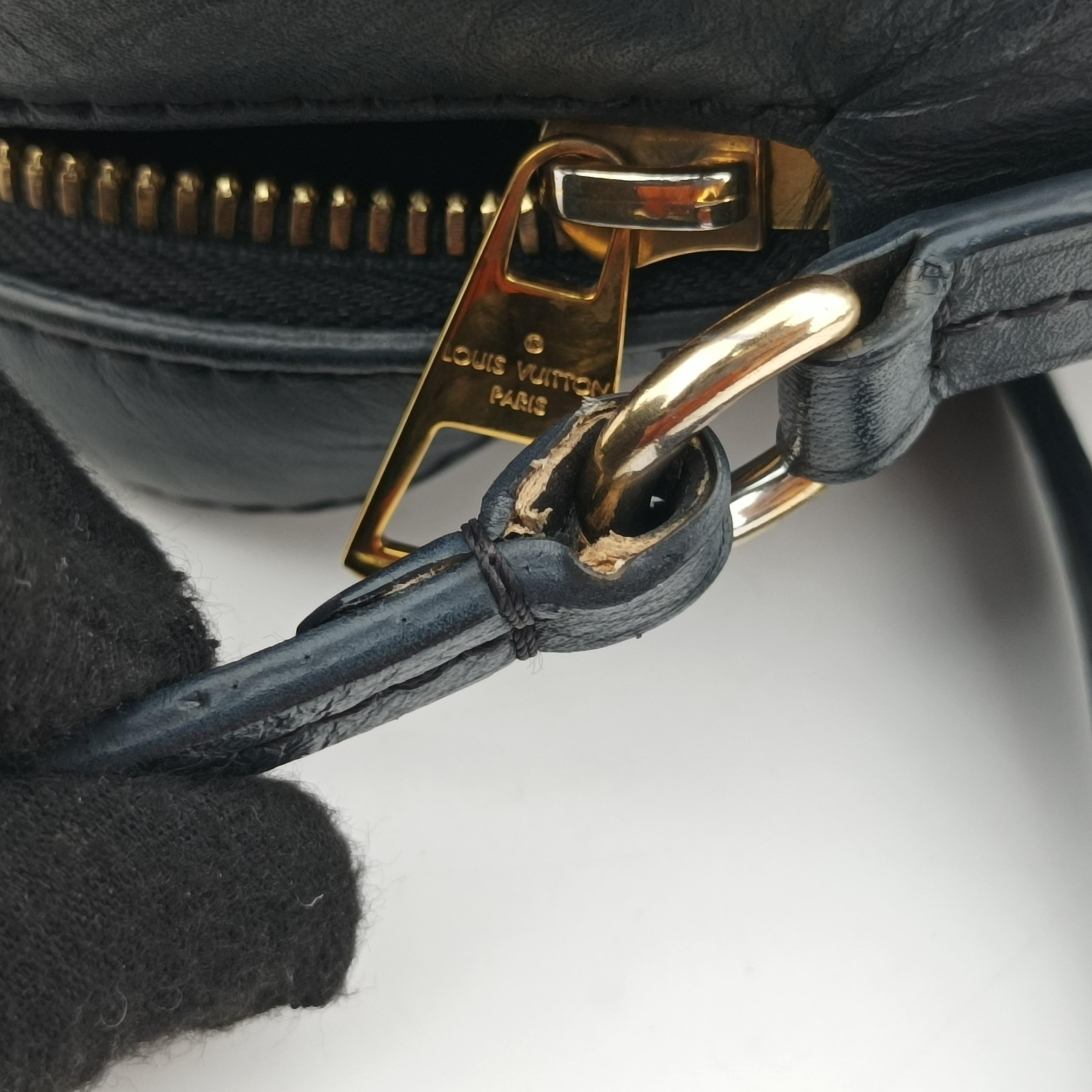 SAINTONGE brown×Noir Monogram Canvas×calf leather M43555 CA3118サントンジュ モノグラム/ブラウン系×ノワール モノグラムキャンバス×カーフレザー M43555 CA3118