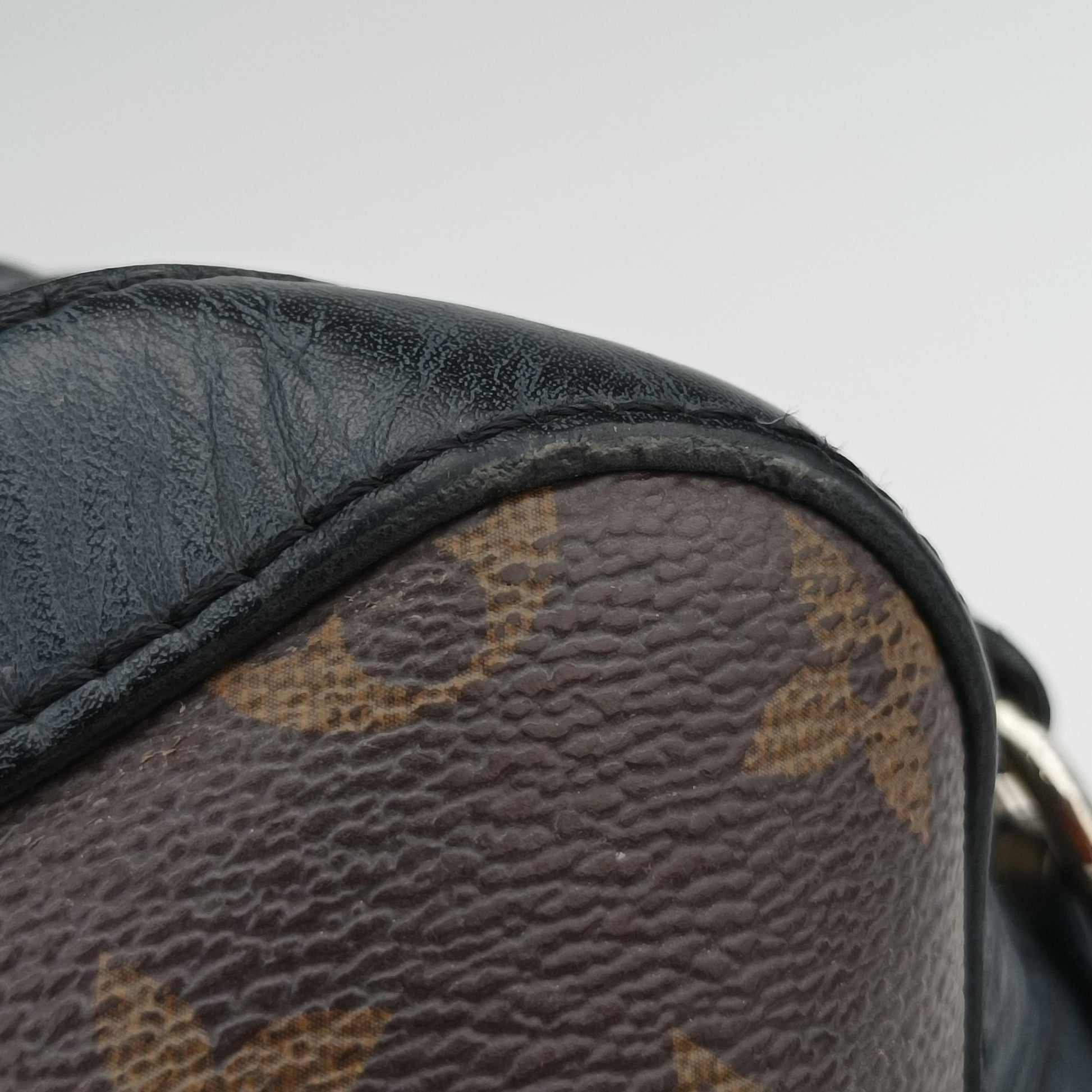 SAINTONGE brown×Noir Monogram Canvas×calf leather M43555 CA3118サントンジュ モノグラム/ブラウン系×ノワール モノグラムキャンバス×カーフレザー M43555 CA3118