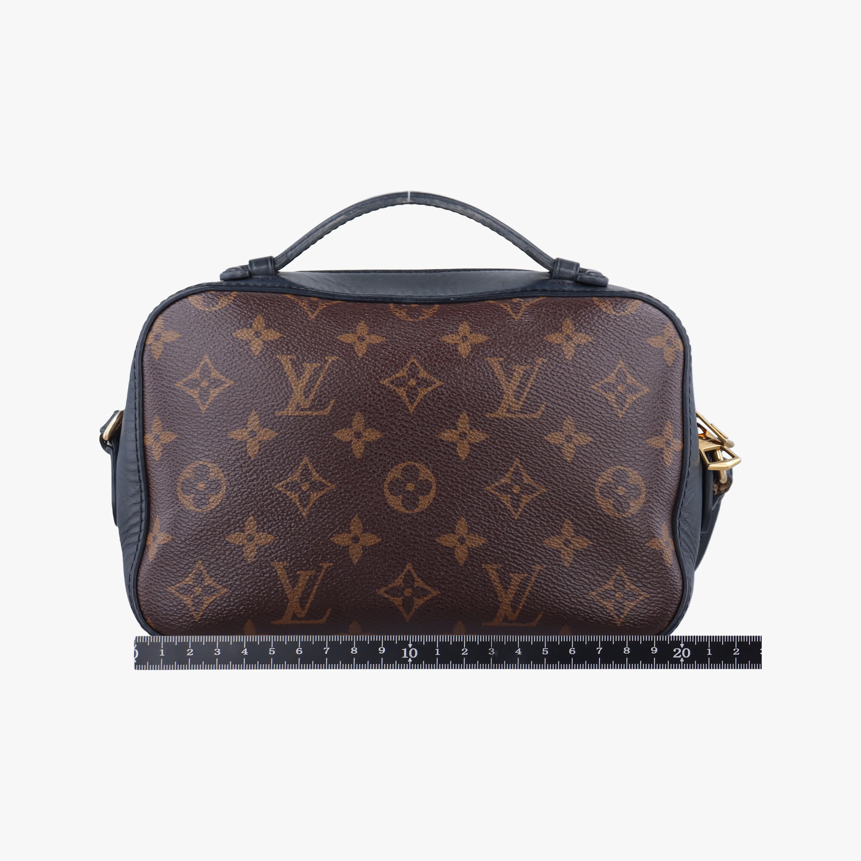 SAINTONGE brown×Noir Monogram Canvas×calf leather M43555 CA3118サントンジュ モノグラム/ブラウン系×ノワール モノグラムキャンバス×カーフレザー M43555 CA3118