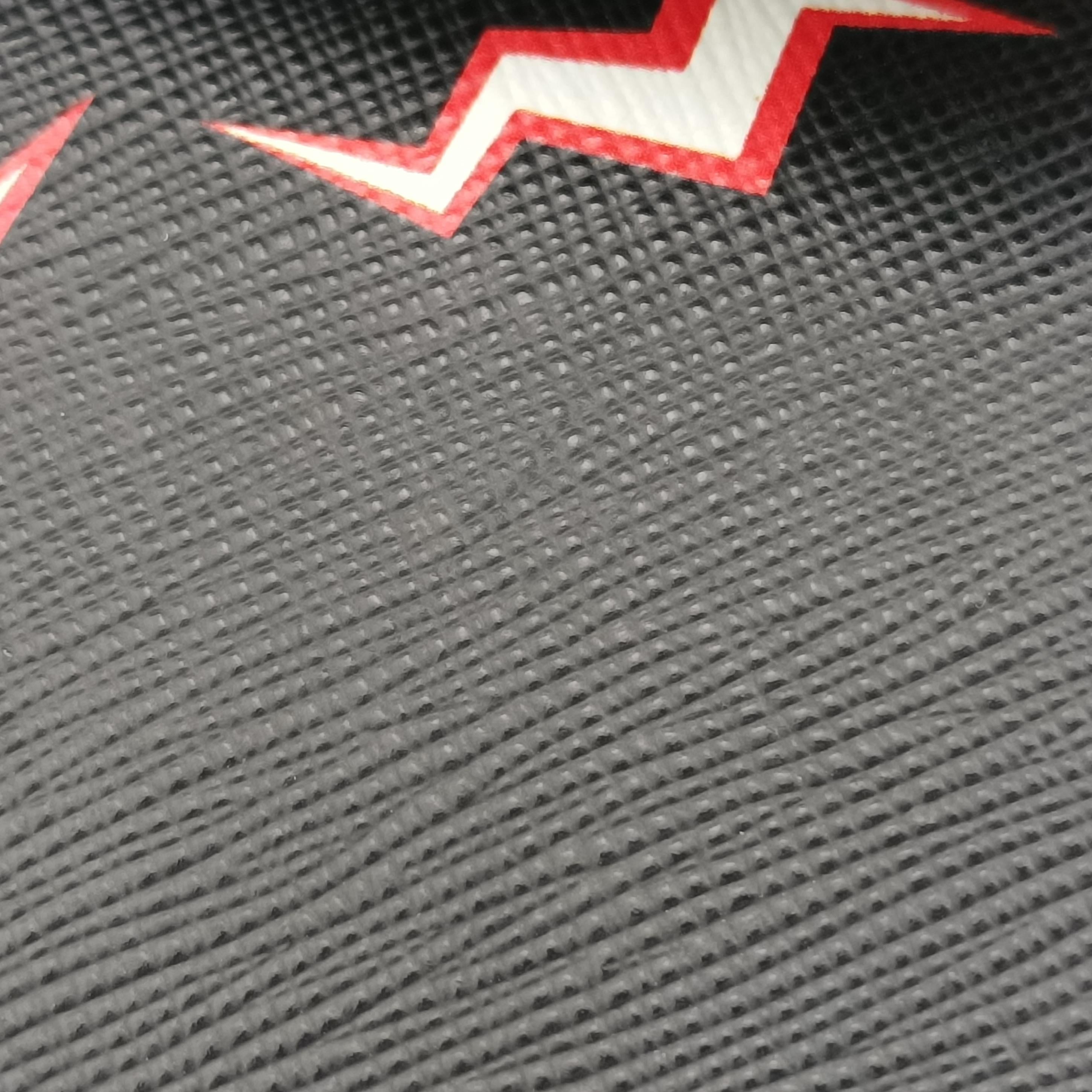 Heart pattern Black×multicolor Saffiano leather 62ハート パターン ブラック×マルチカラー サフィアーノレザー 62