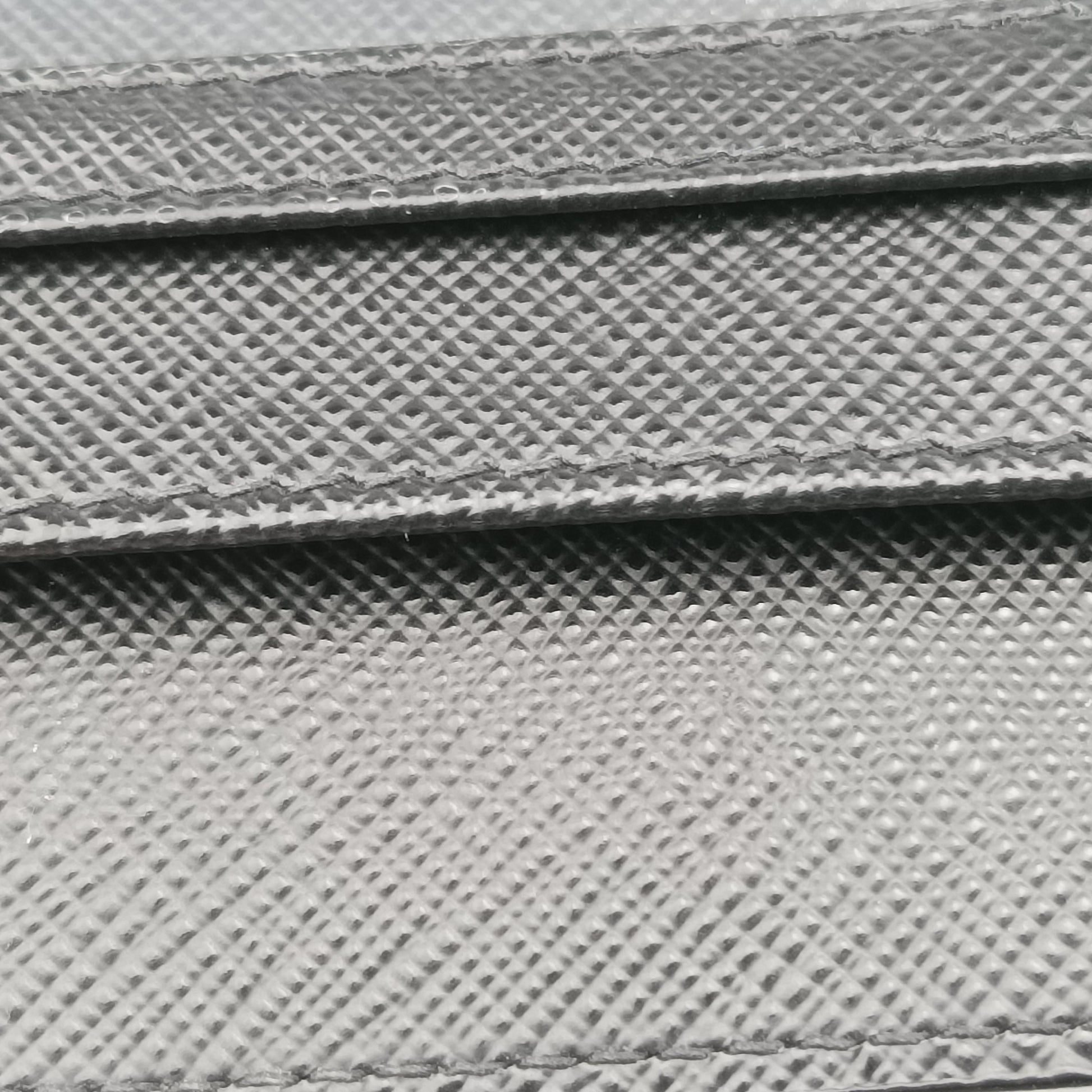 Heart pattern Black×multicolor Saffiano leather 62ハート パターン ブラック×マルチカラー サフィアーノレザー 62