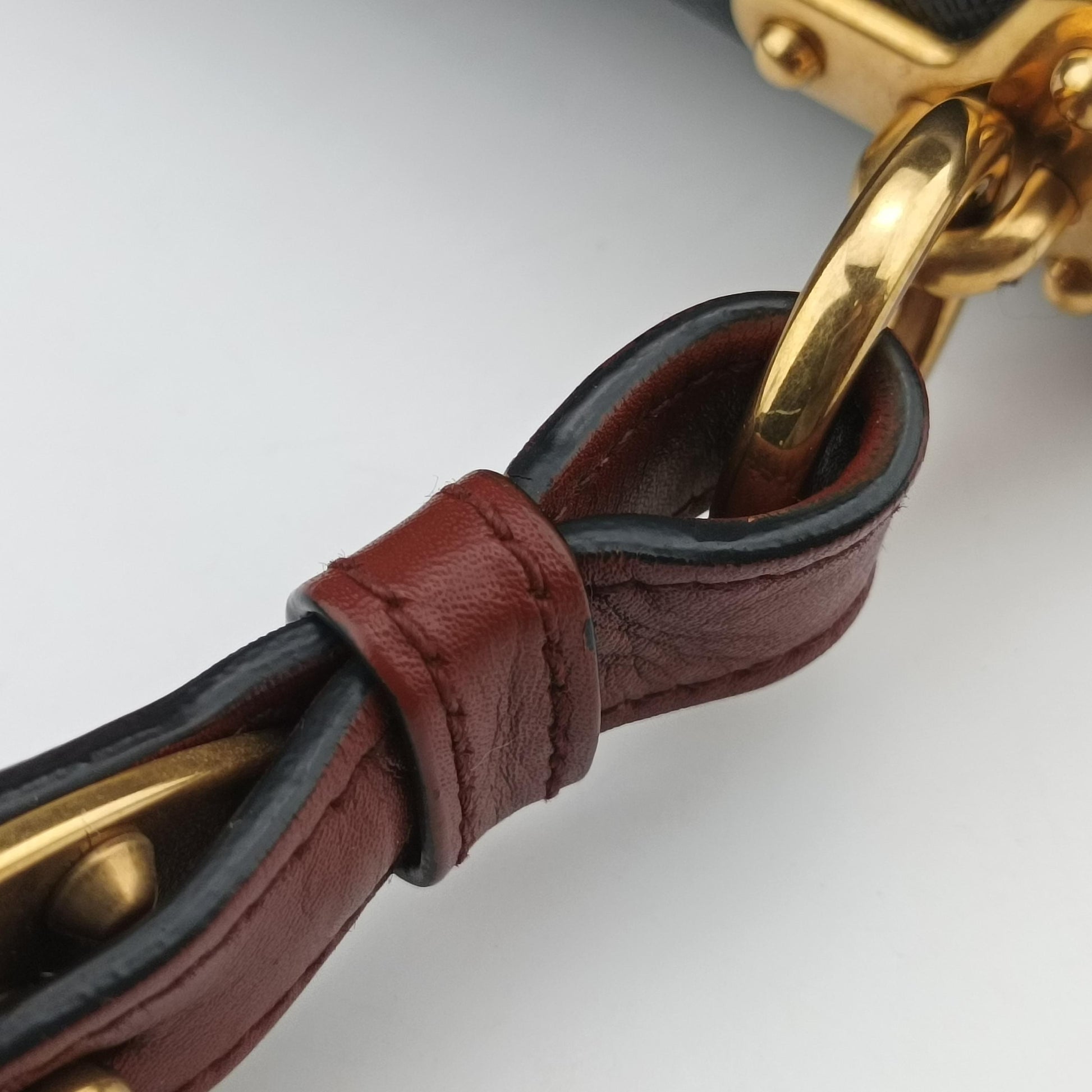 Animalier Cahier Lions Head Red×black Leather 1BD089 25カイエ ライオンヘッド レッド×ブラック レザー 1BD089 25